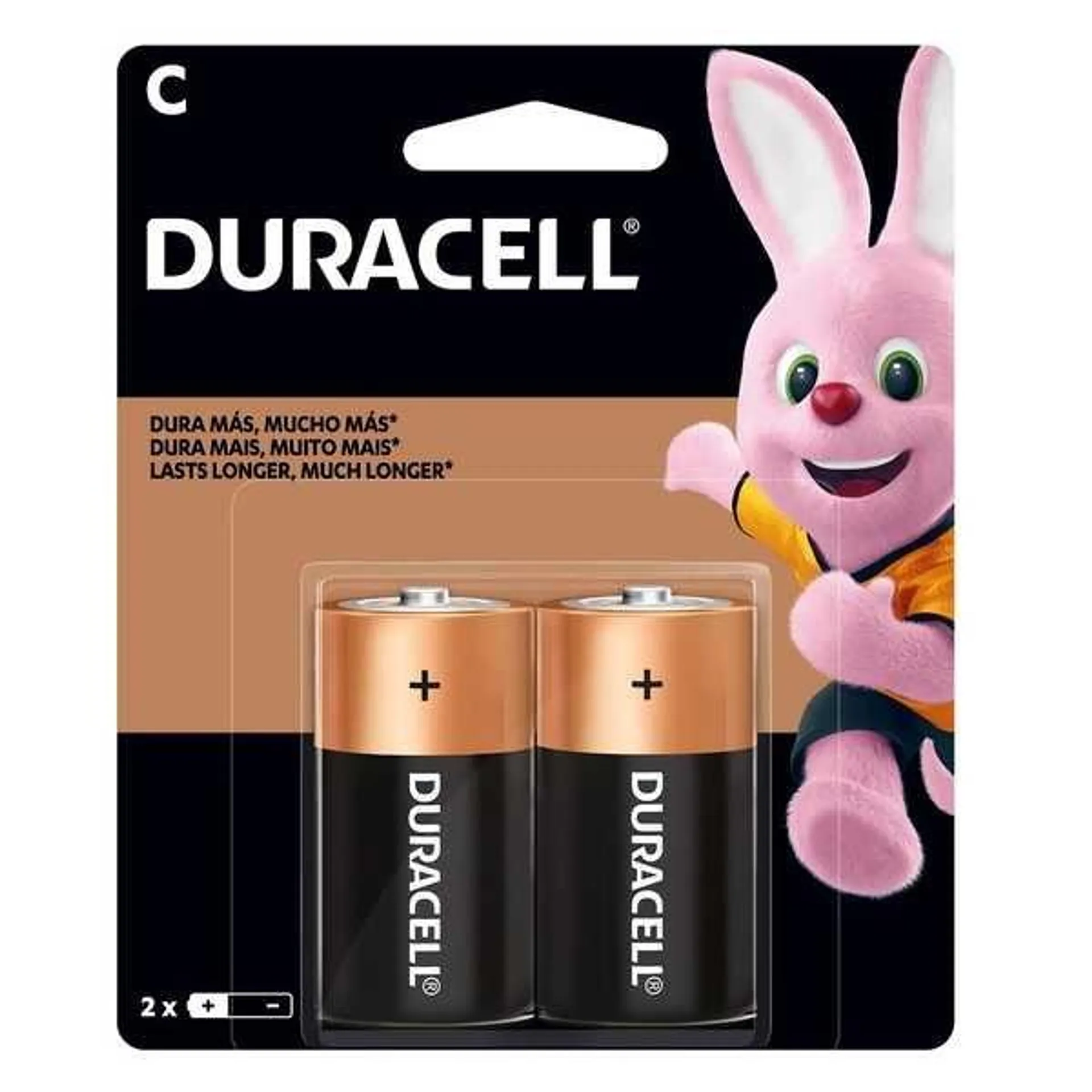 Pilha Alcalina Média C BT 2 UN Duracell