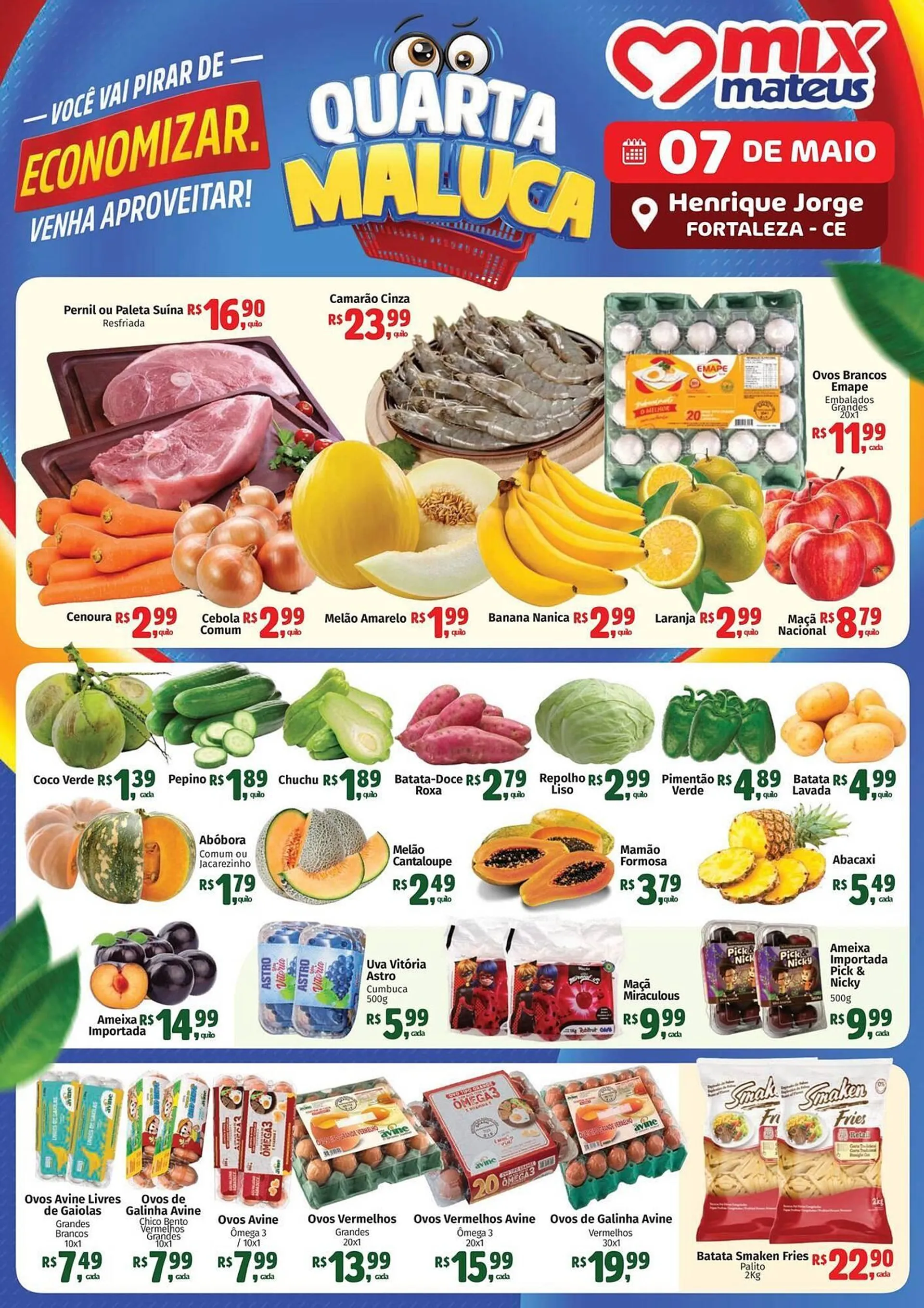 Encarte de Catálogo Supermercados Mateus 7 de maio até 7 de maio 2025 - Pagina 1