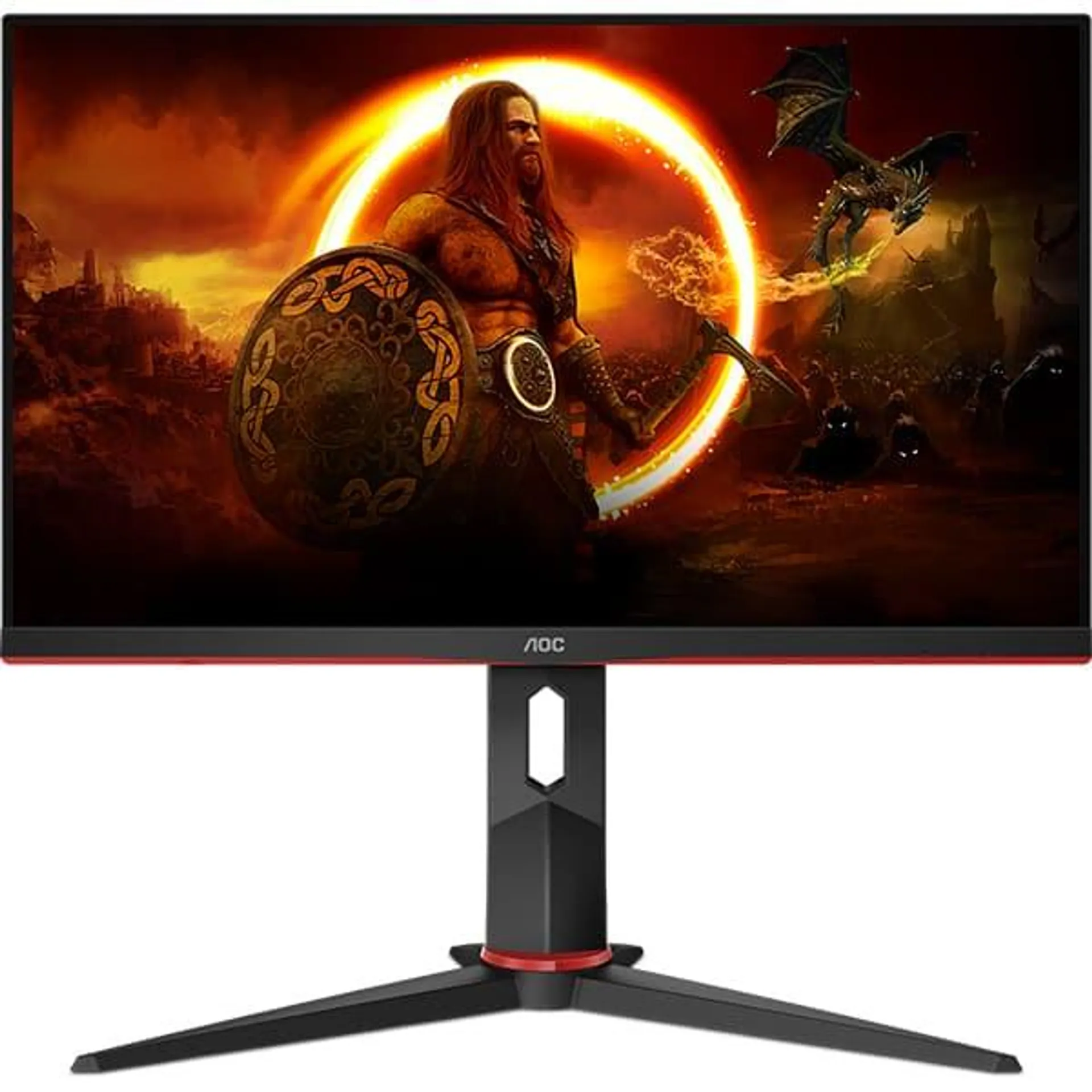 Monitor Gamer LED Hero, Tela de 24", Widescreen, 1ms, 165hz, HMDMI, VGA, DisplayPort, 24G2S/BK, AOC - CX 1 UN