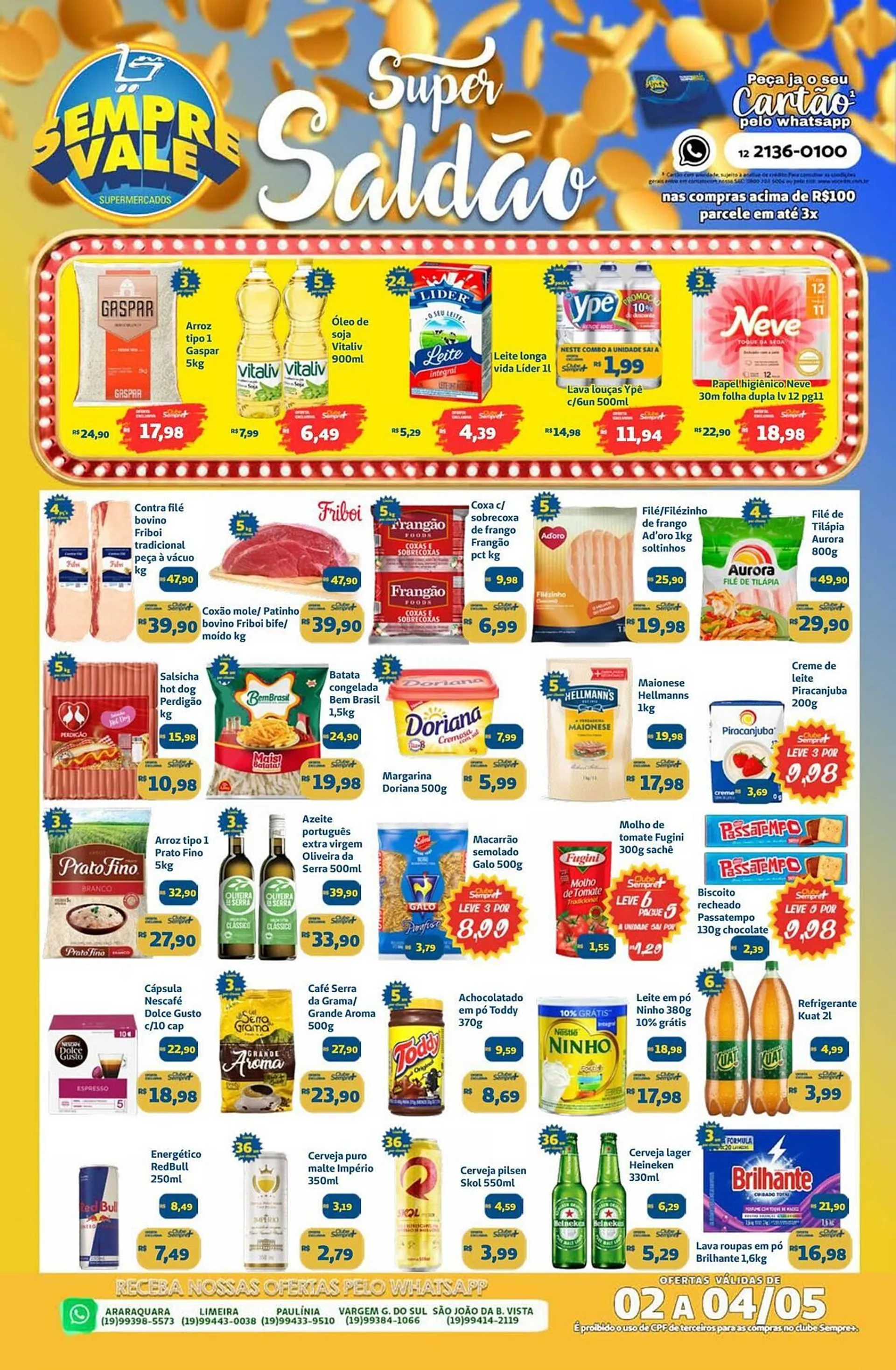 Encarte de Catálogo Sempre Vale Supermercados 2 de maio até 4 de maio 2025 - Pagina 1