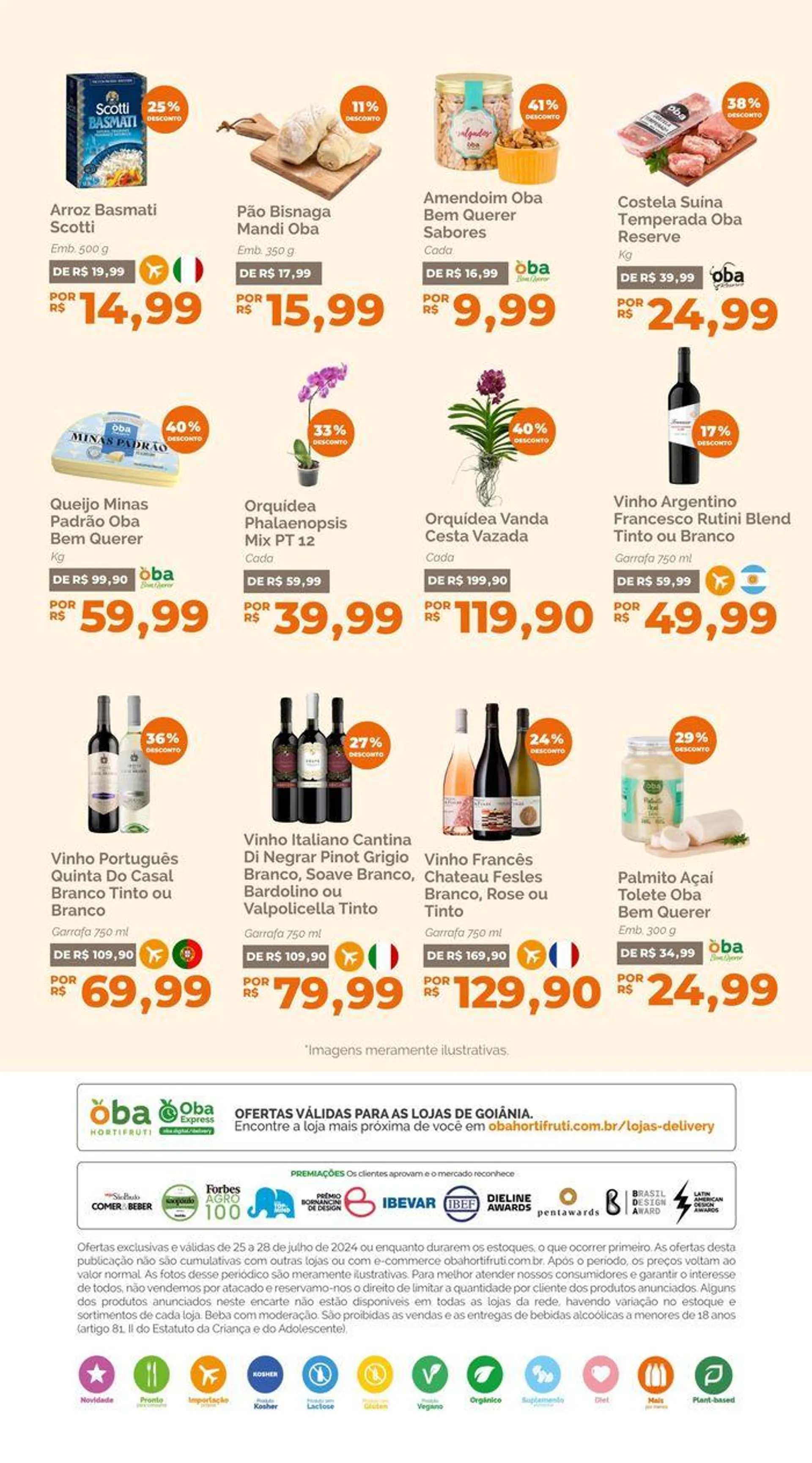 Encarte de Ofertas Oba Hortifruti 25 de julho até 28 de julho 2024 - Pagina 5