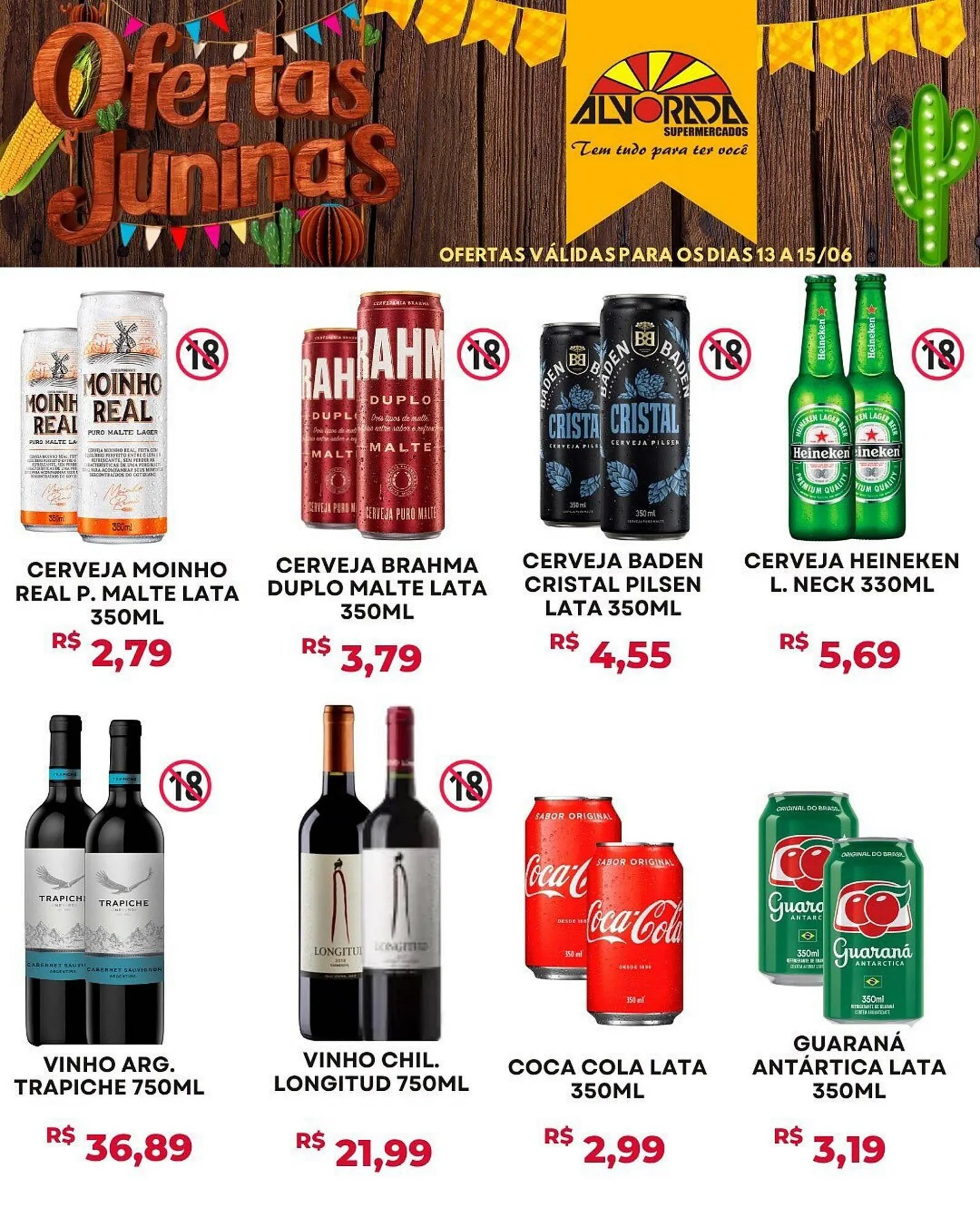 Encarte de Catálogo Alvorada Supermercados 13 de junho até 15 de junho 2025 - Pagina 2