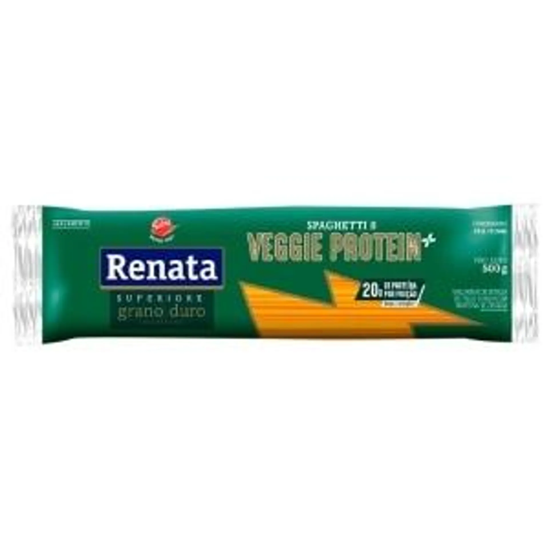 Macarrão Renata Grano Duro Superiore Veggie Protein Spaghetti 8 500g