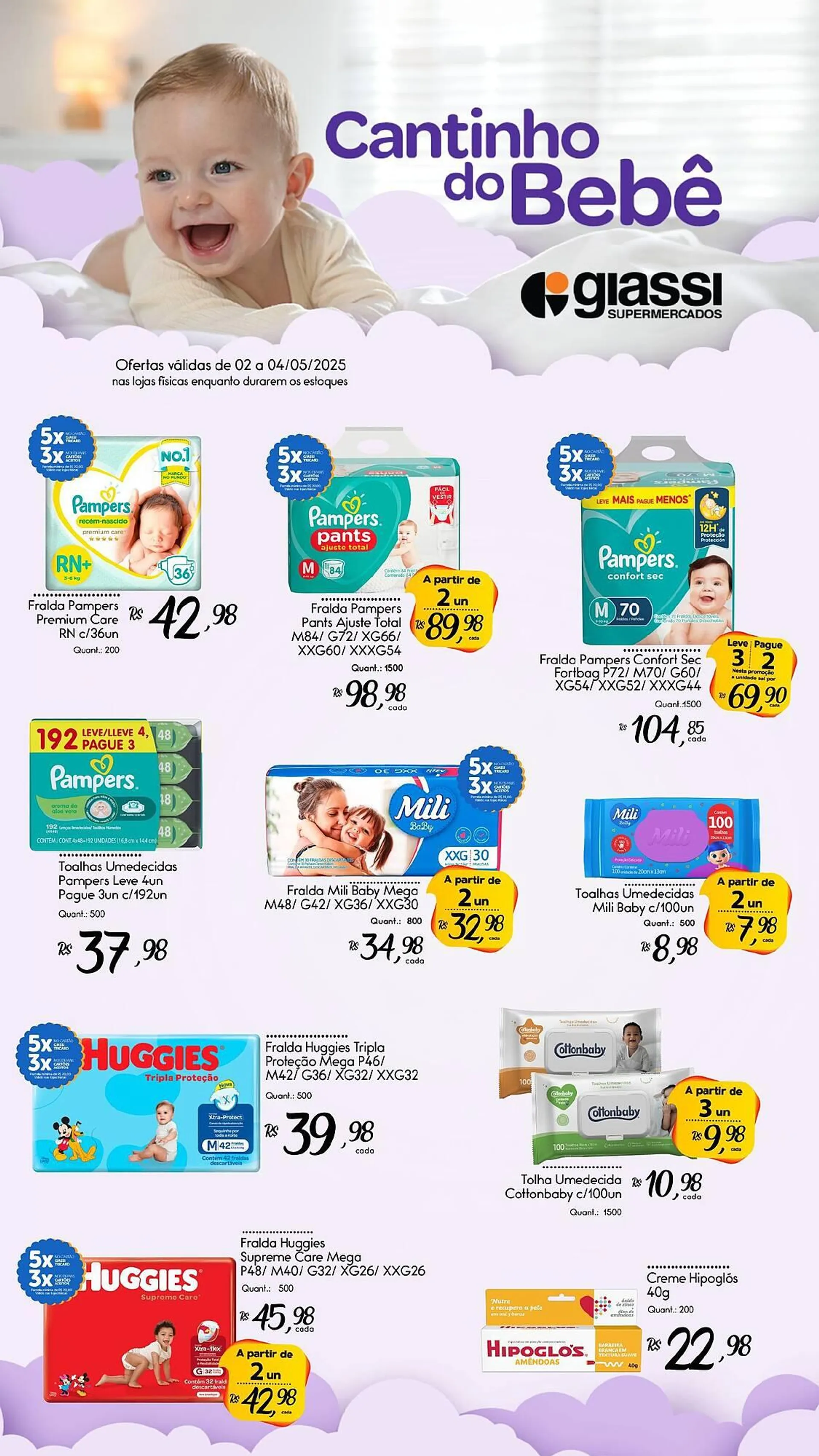 Encarte de Catálogo Giassi Supermercados 2 de maio até 4 de maio 2025 - Pagina 3