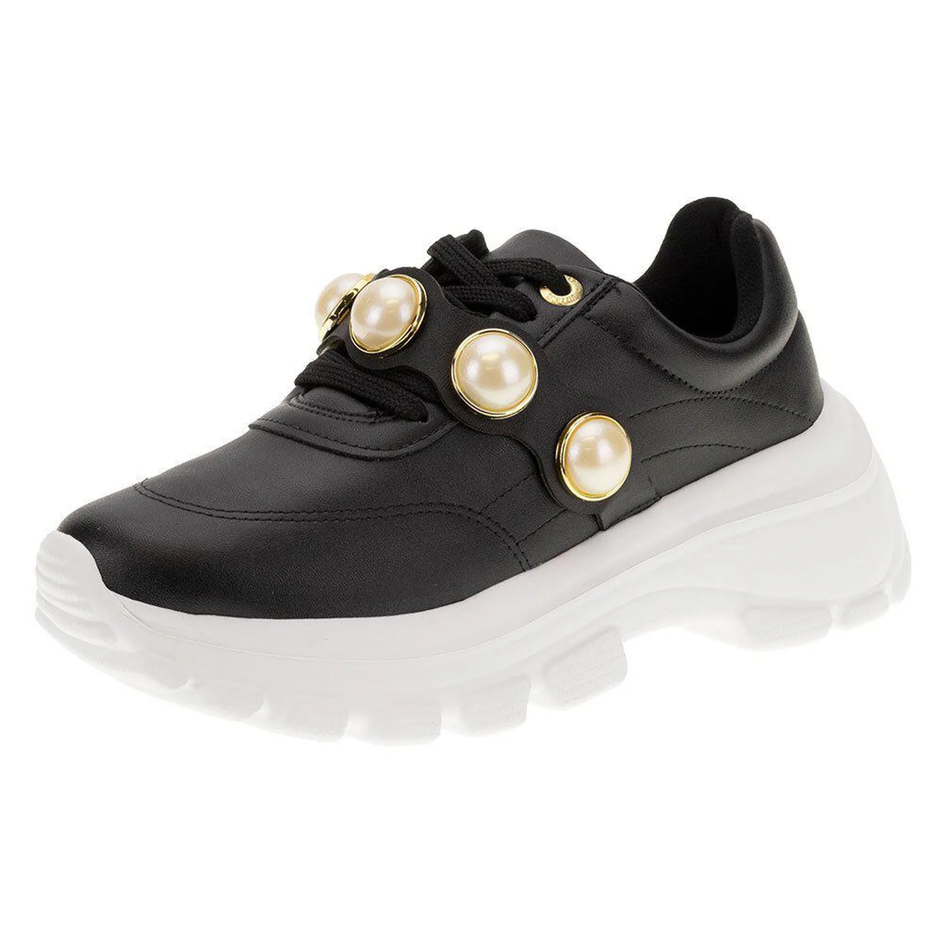 TÊNIS FEMININO CASUAL VIZZANO - 1356108 Preto