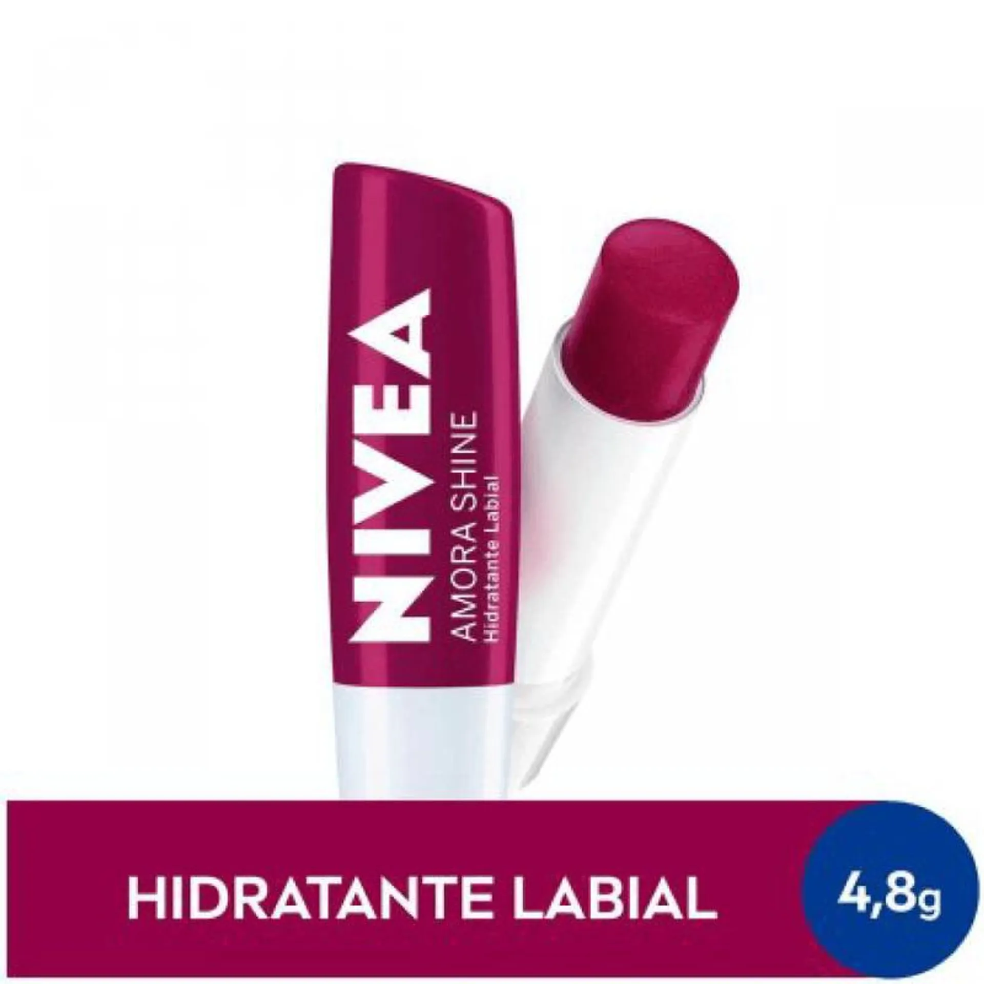 PROT LABIAL NIVEA AMORA 4,8G - PROT LABIAL NIVEA FRUITY SHUNE AMORA