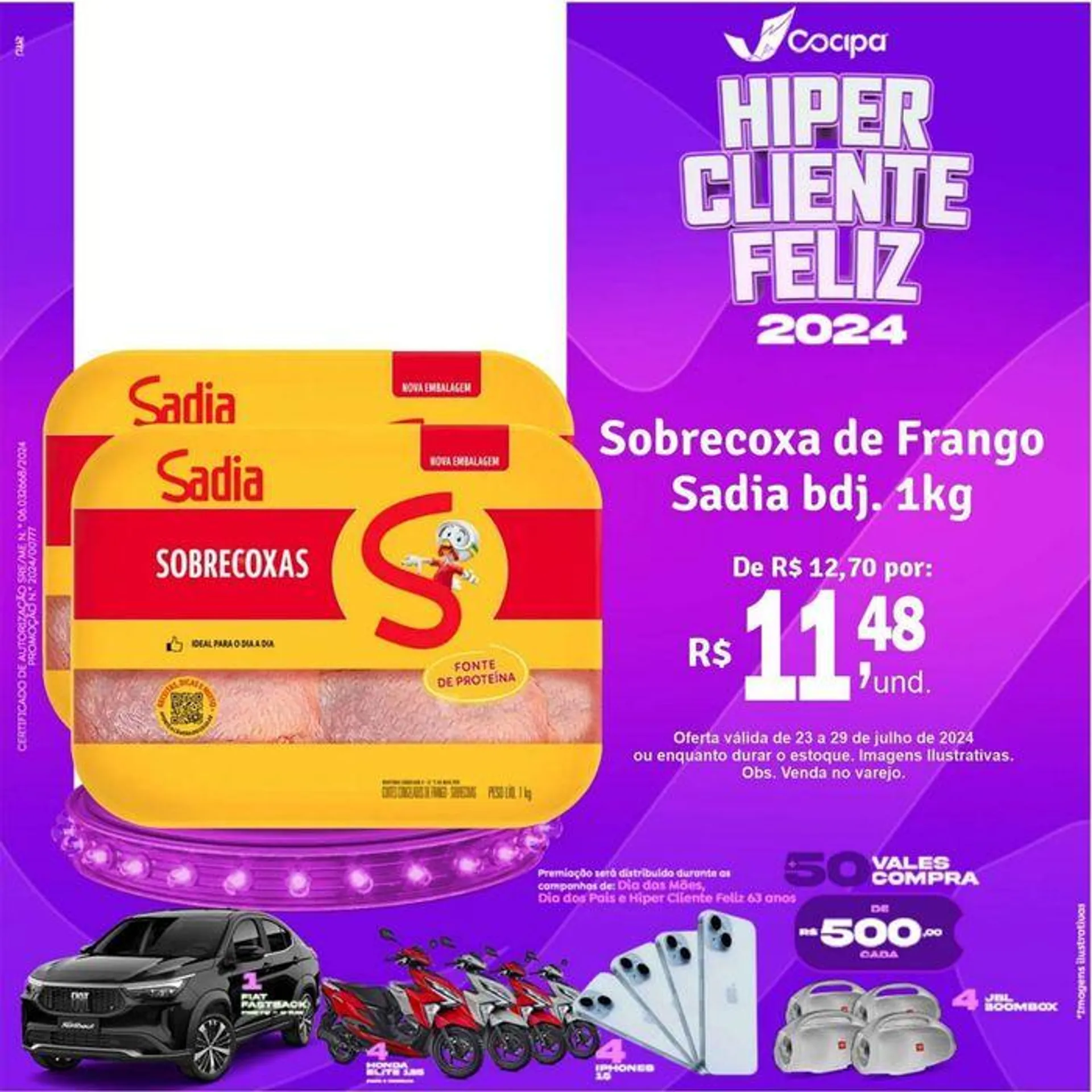 Encarte de Hiper Cliente Feliz 24 de julho até 29 de julho 2024 - Pagina 5