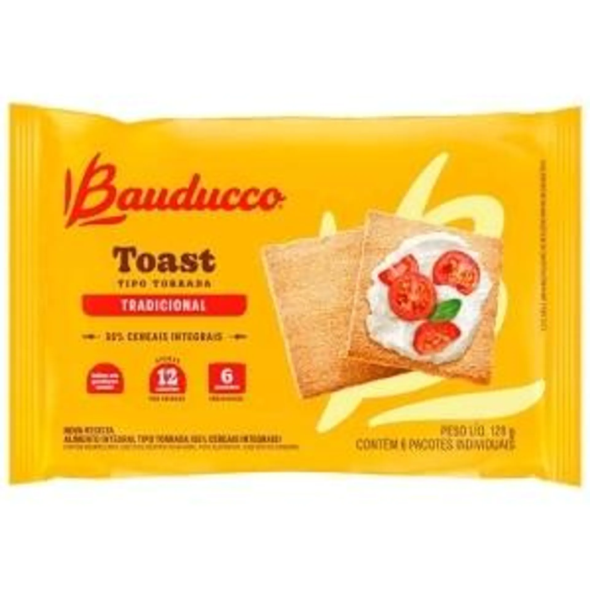 Torrada Cereale Toast Integral Bauducco Tradicional 128g