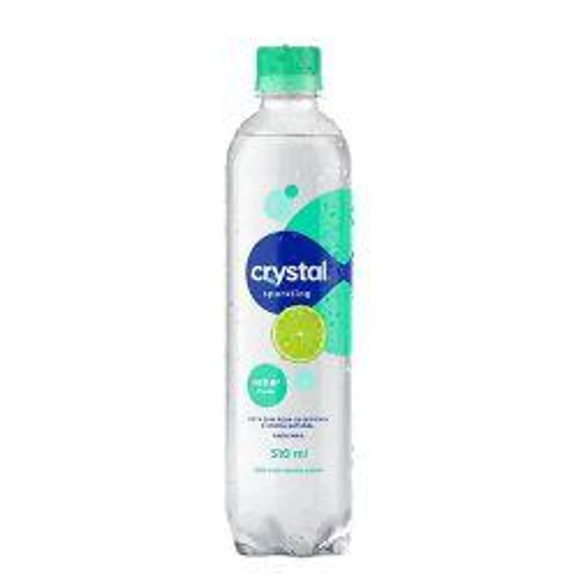 Água Saborizada Crystal 510ml Sparkling Zero Calorias Limão