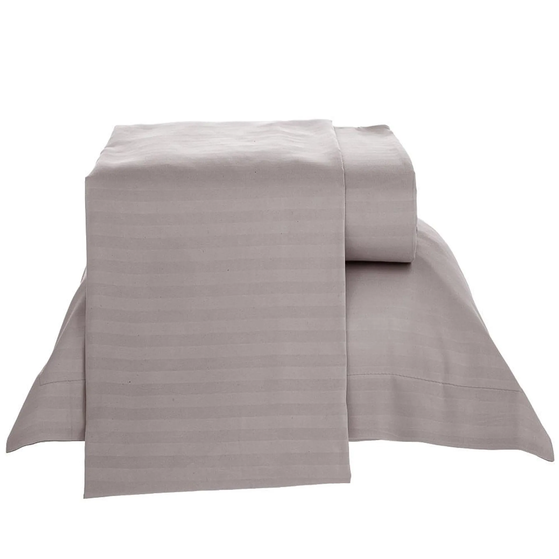 Jogo de Cama Solteiro Stripe 3 Peças Rosé 100% Poliéster 20246 - Beca Home