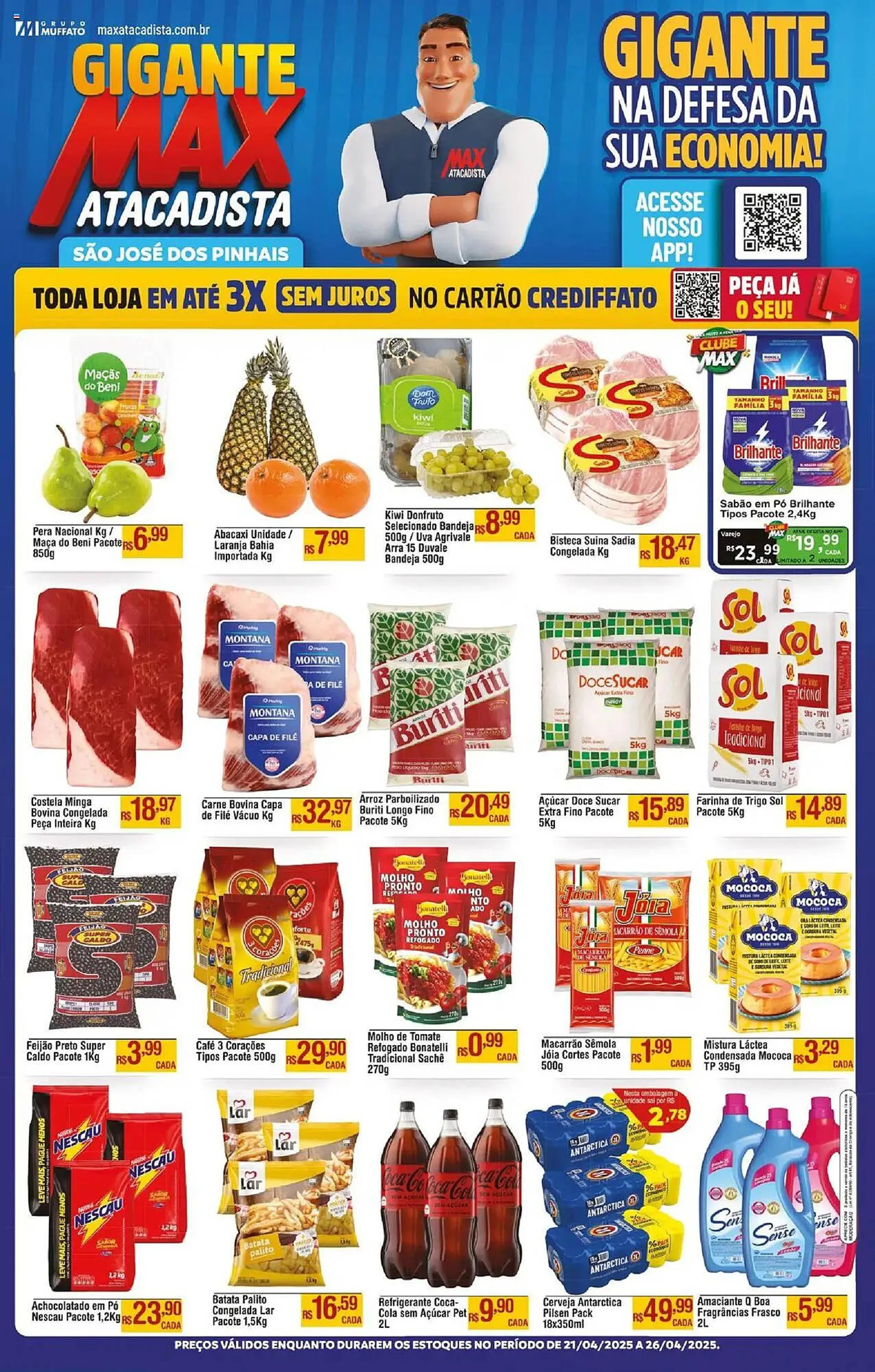 Encarte de Catálogo Max Atacadista 21 de abril até 26 de abril 2025 - Pagina 1