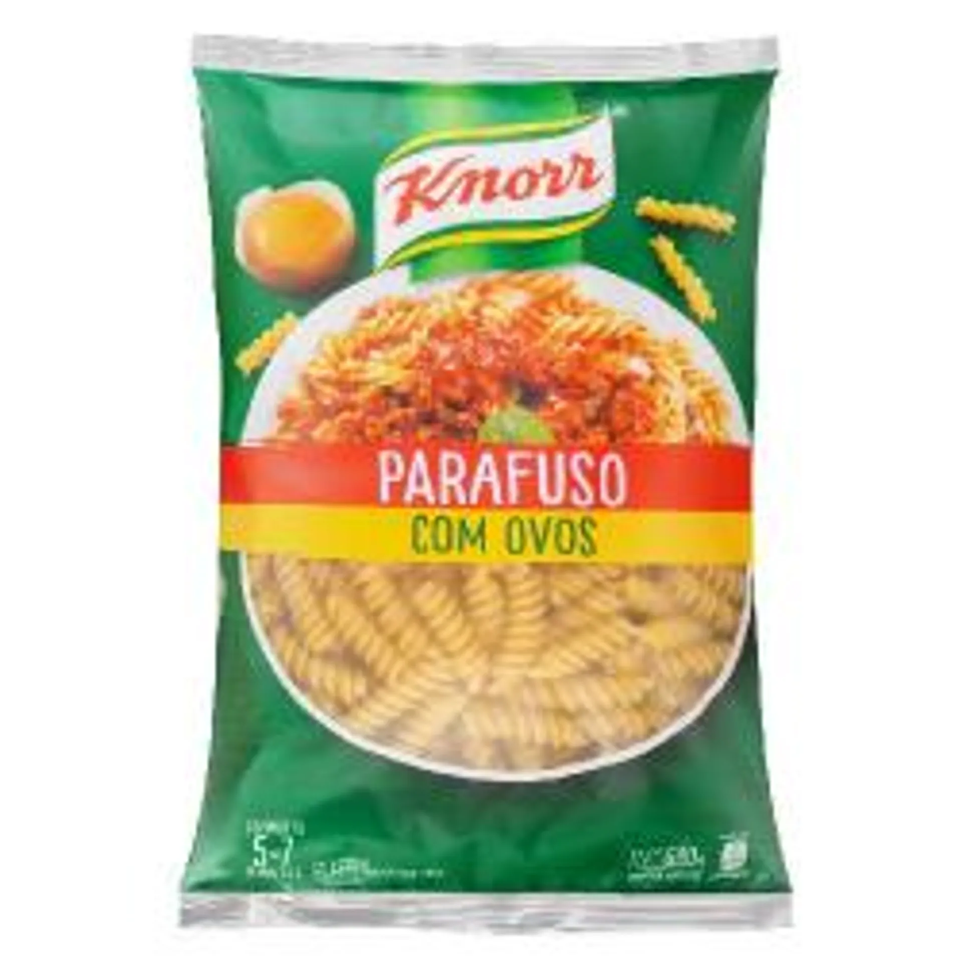 Macarrao Knorr 500g Semola Com Ovos Parafuso