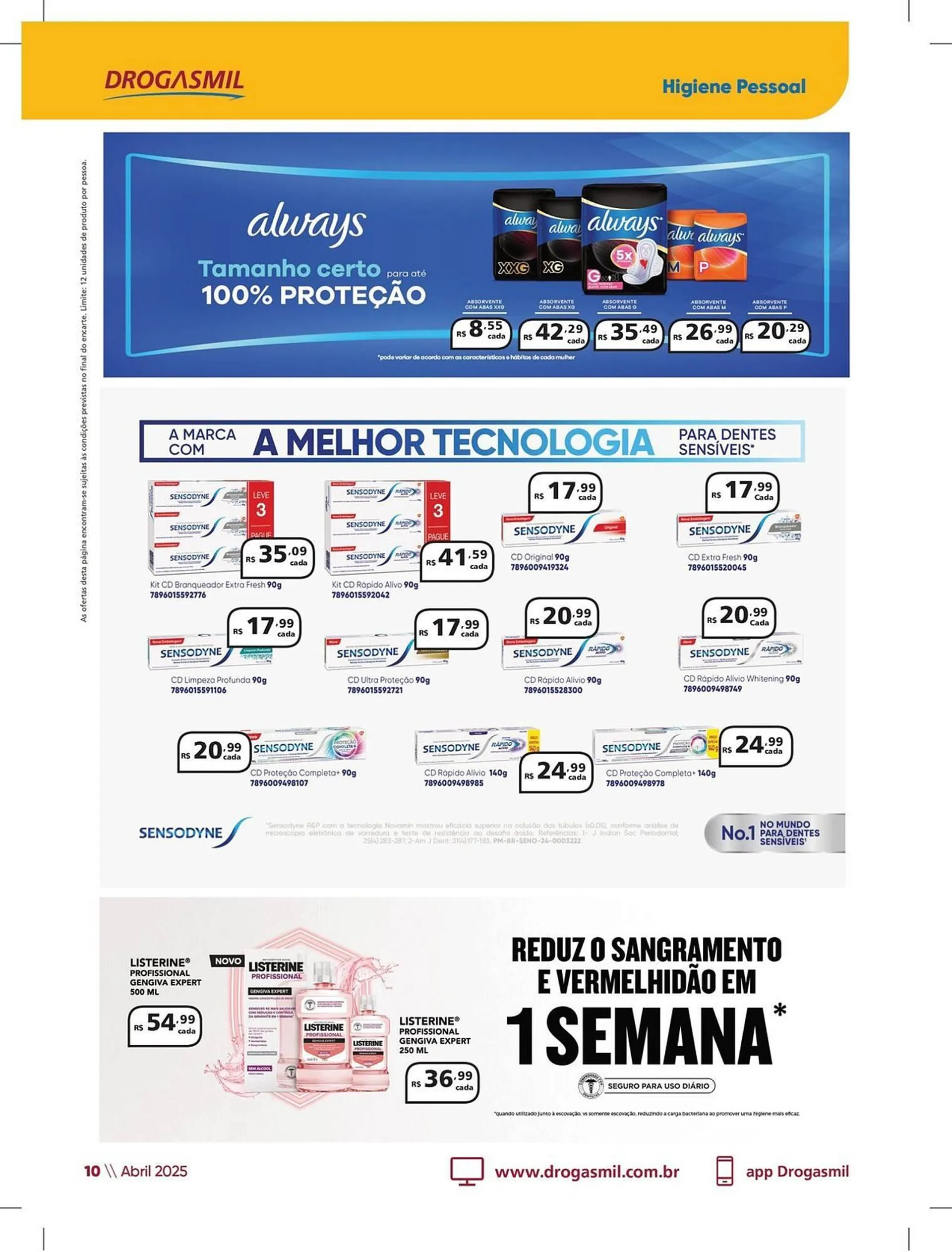Encarte de Catálogo Drogasmil 9 de abril até 1 de maio 2025 - Pagina 10
