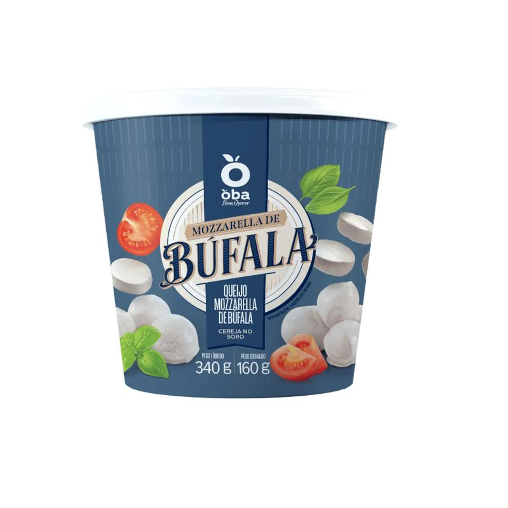 Queijo Mozzarella Oba Bem Querer Bufala 160g