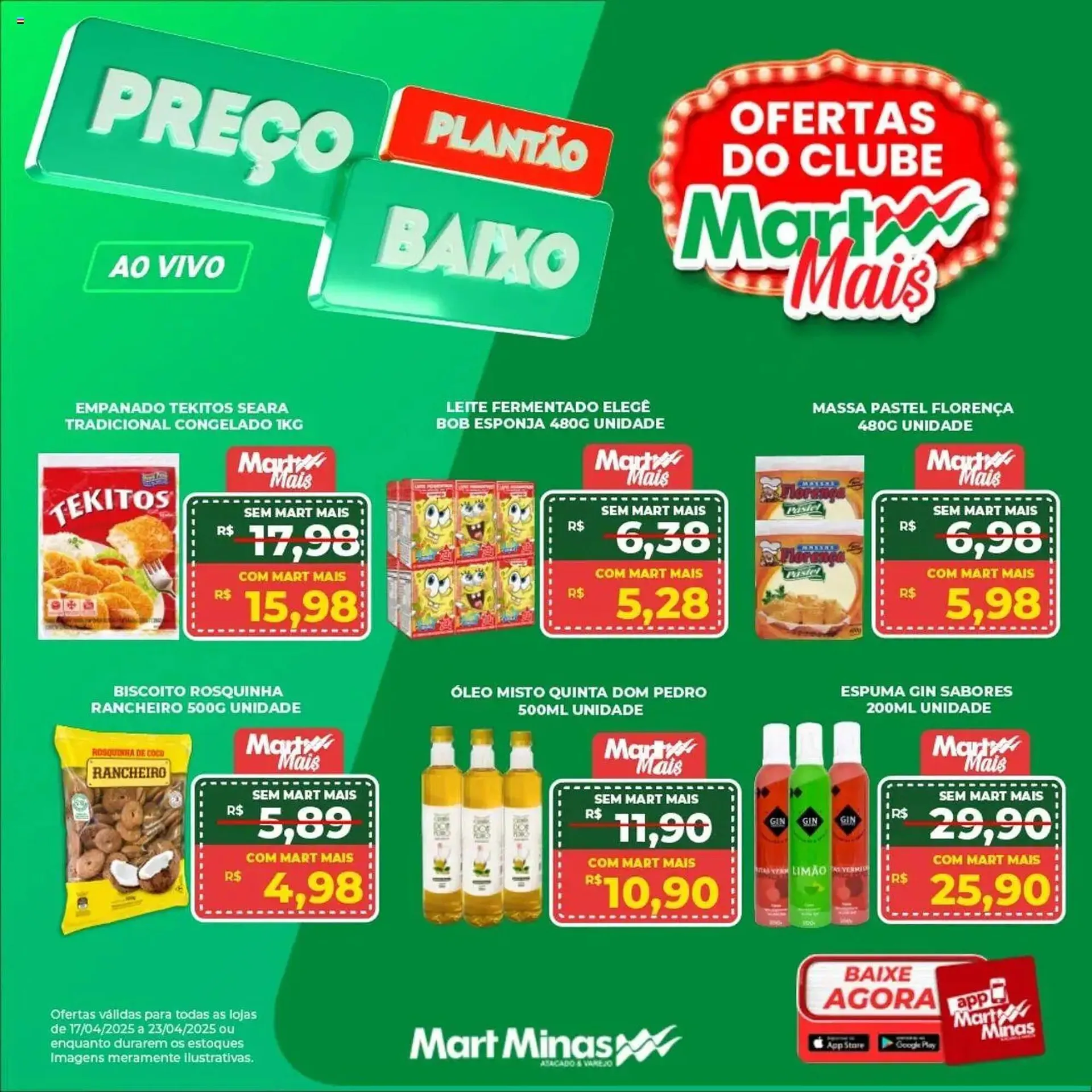 Encarte de Catálogo Mart Minas 17 de abril até 23 de abril 2025 - Pagina 1