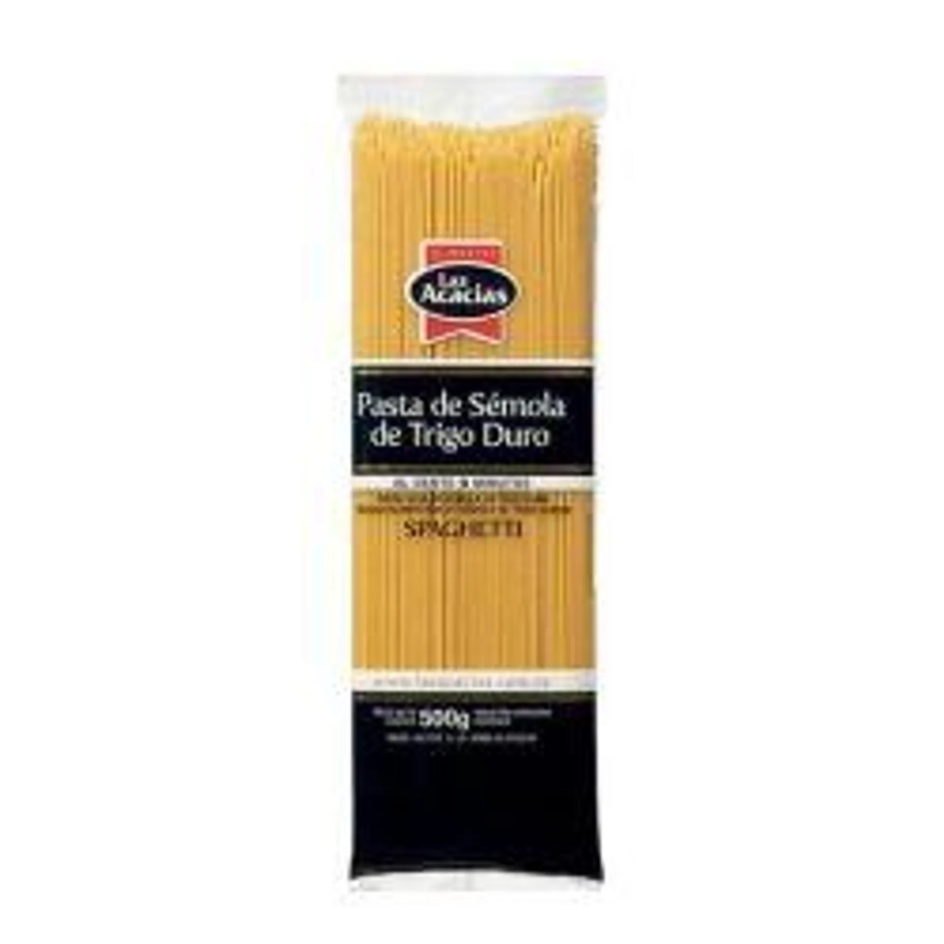 Massa Alimenticia Las Acacias Grano Duro Spaghetti 500g