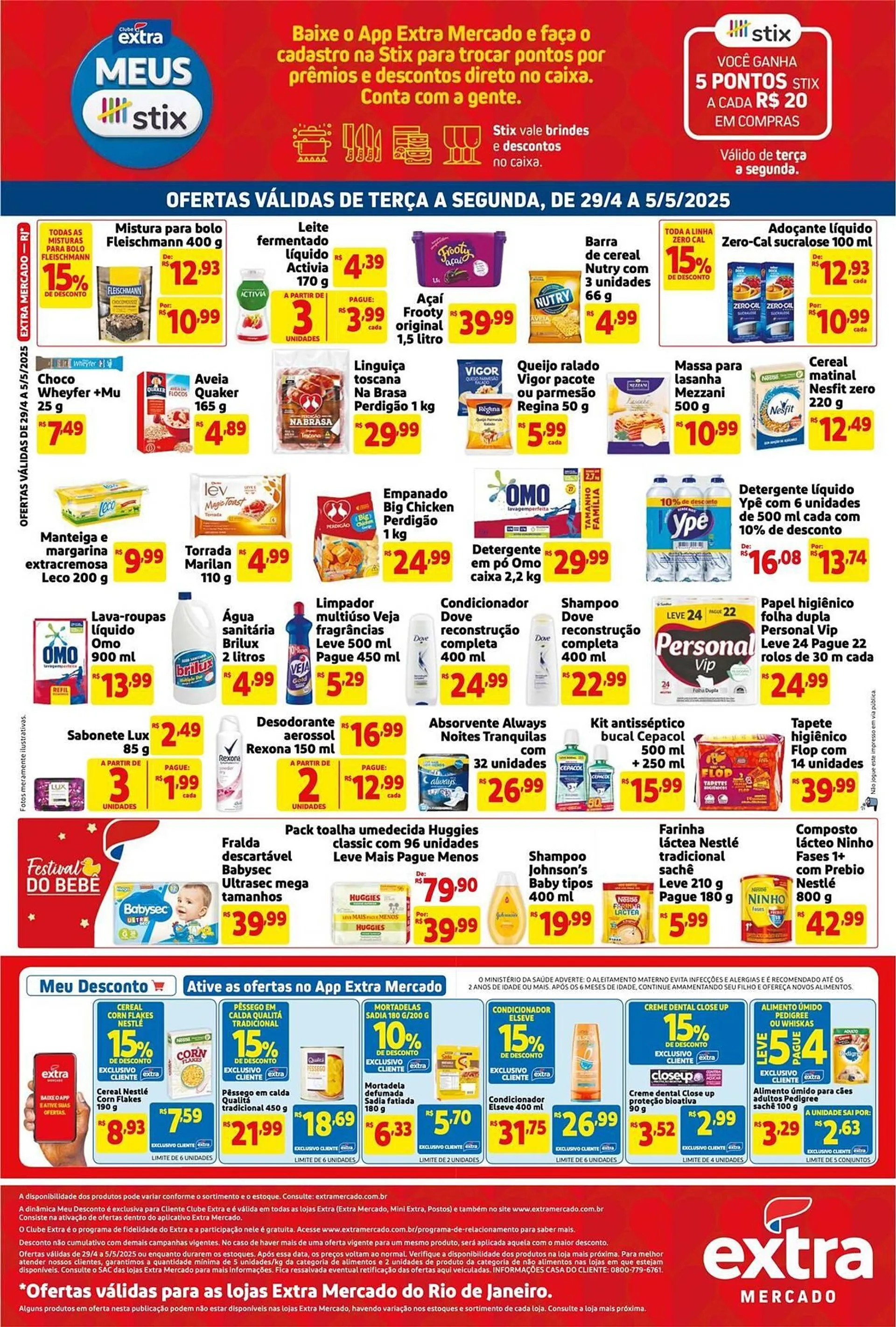 Encarte de Catálogo Extra 29 de abril até 5 de maio 2025 - Pagina 2
