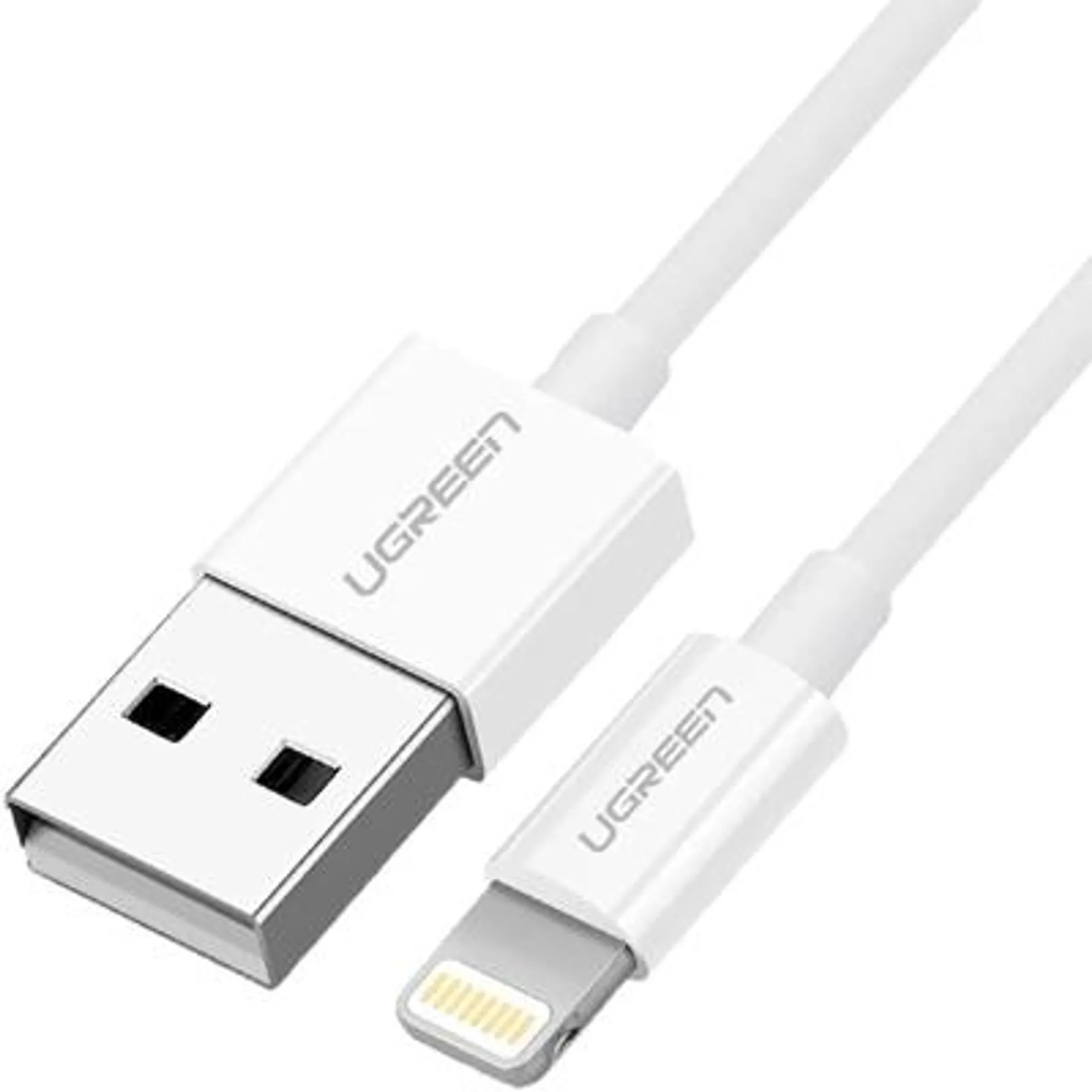 Cabo USB Ugreen Para Lightning 2m US155 Branco (MP)