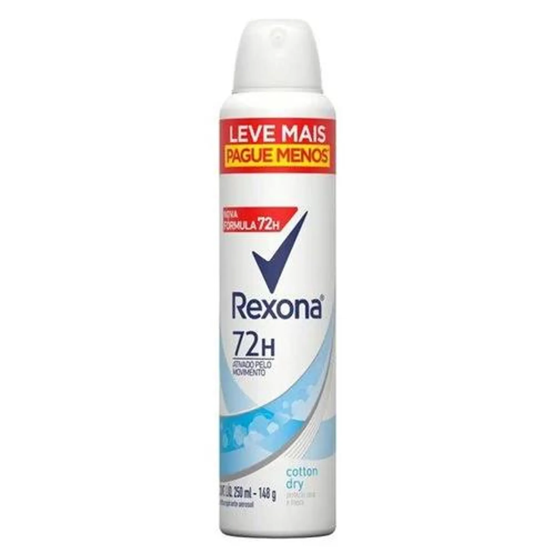 Desodorante Aerosol Rexona Feminino Cotton Dry 200ml