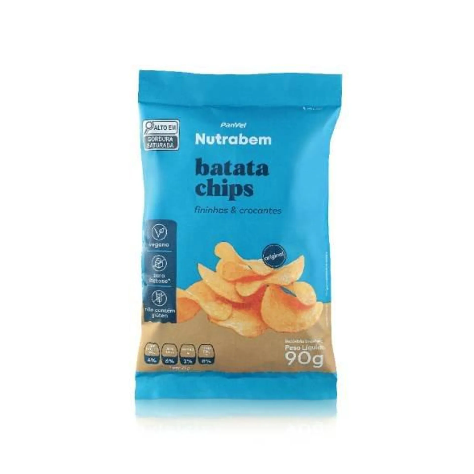 Chips De Batata Panvel Nutrabem 90g