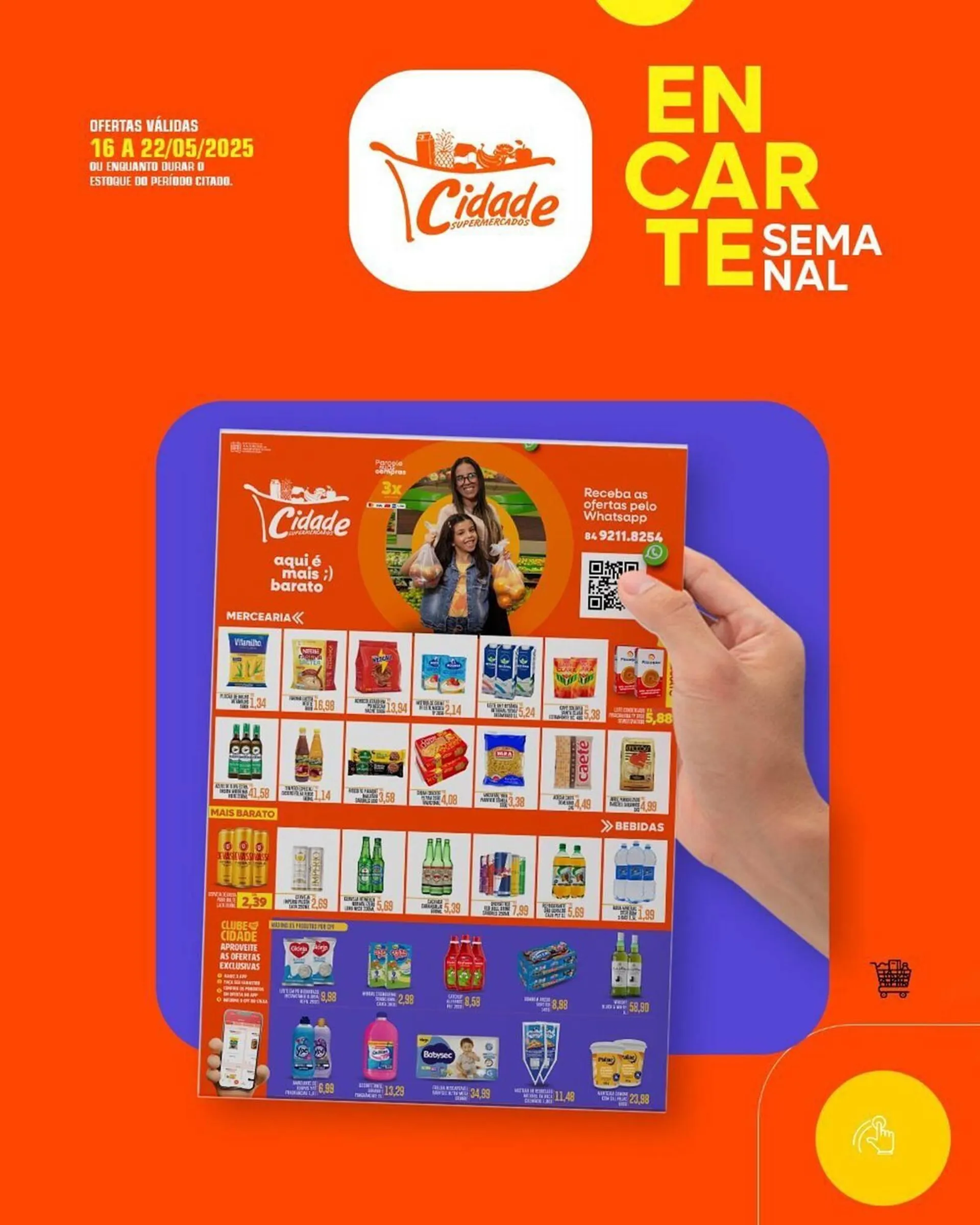 Encarte de Catálogo Cidade Supermercados 20 de maio até 22 de maio 2025 - Pagina 3