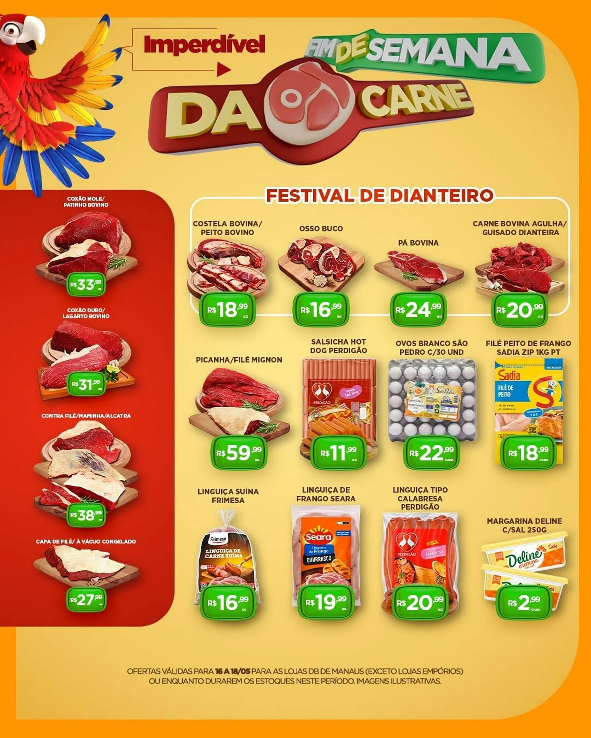 Encarte de Catálogo DB Supermercados 16 de maio até 18 de maio 2025 - Pagina 1