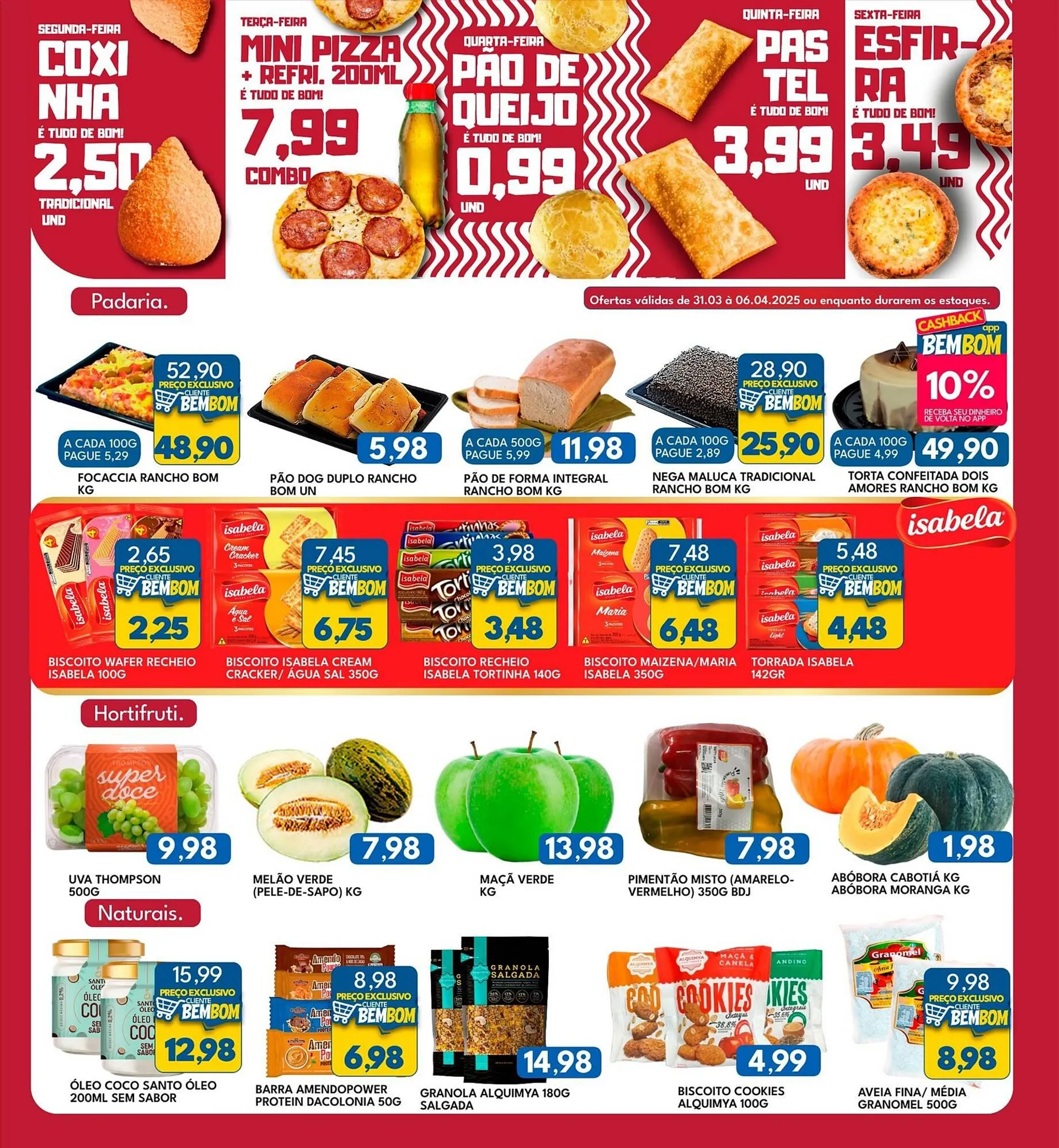 Encarte de Catálogo Rancho Bom Supermercados 31 de março até 6 de abril 2025 - Pagina 4