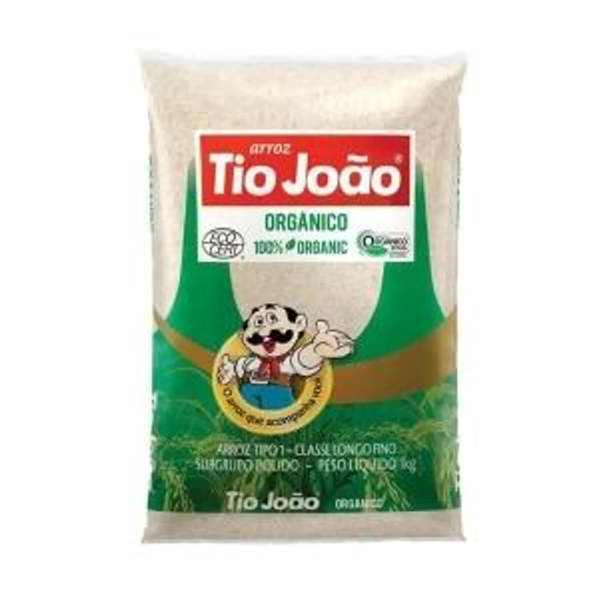 Arroz Tio João Orgânico 1kg