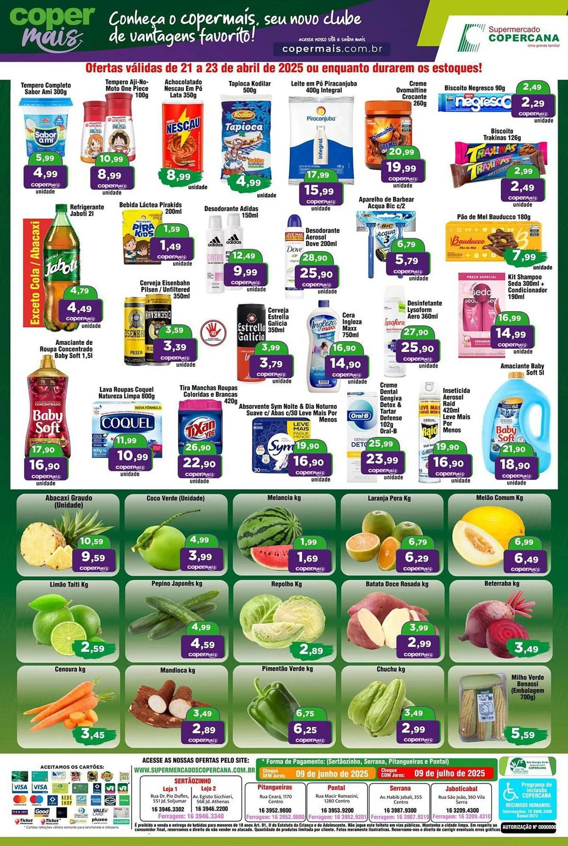 Encarte de Catálogo Copercana 22 de abril até 23 de abril 2025 - Pagina 2