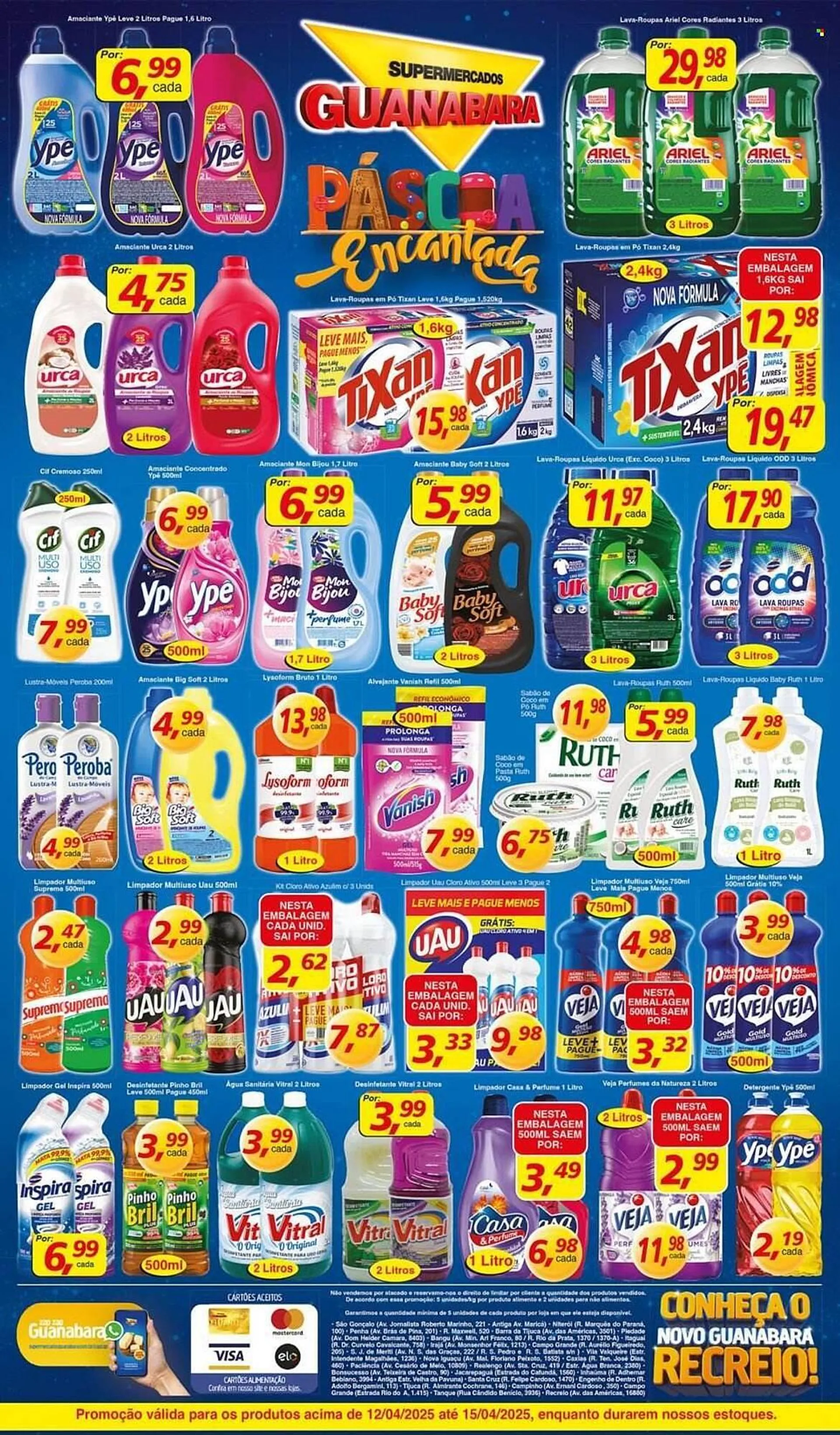 Encarte de Catálogo Supermercados Guanabara 12 de abril até 16 de abril 2025 - Pagina 8