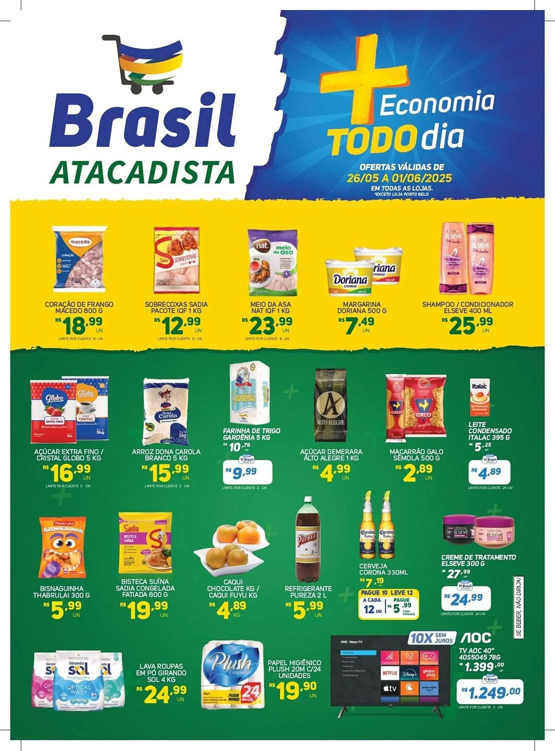 Encarte de Catálogo Brasil Atacadista 26 de maio até 1 de junho 2025 - Pagina 1