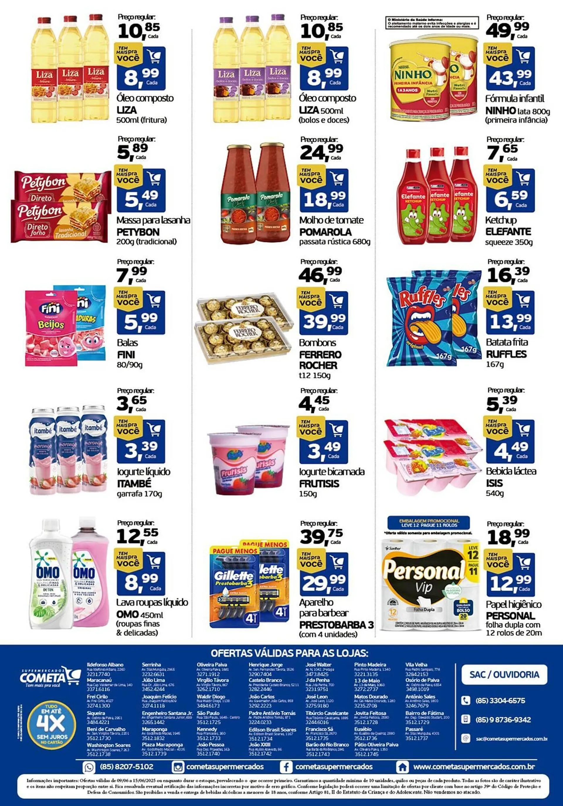Encarte de Catálogo Cometa Supermercados 10 de junho até 15 de junho 2025 - Pagina 2