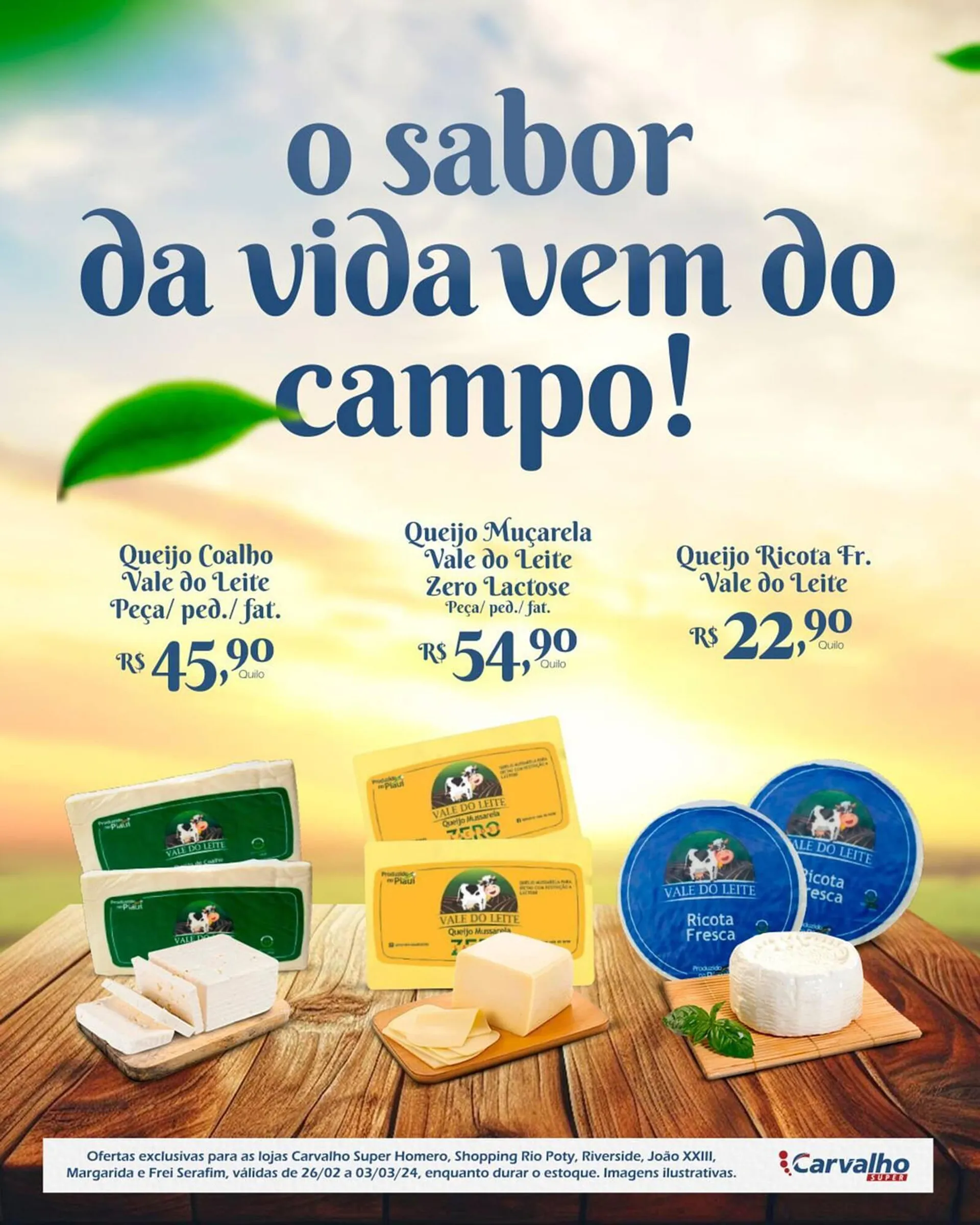 Encarte de Catálogo Carvalho Supermercado 26 de fevereiro até 3 de março 2024 - Pagina 