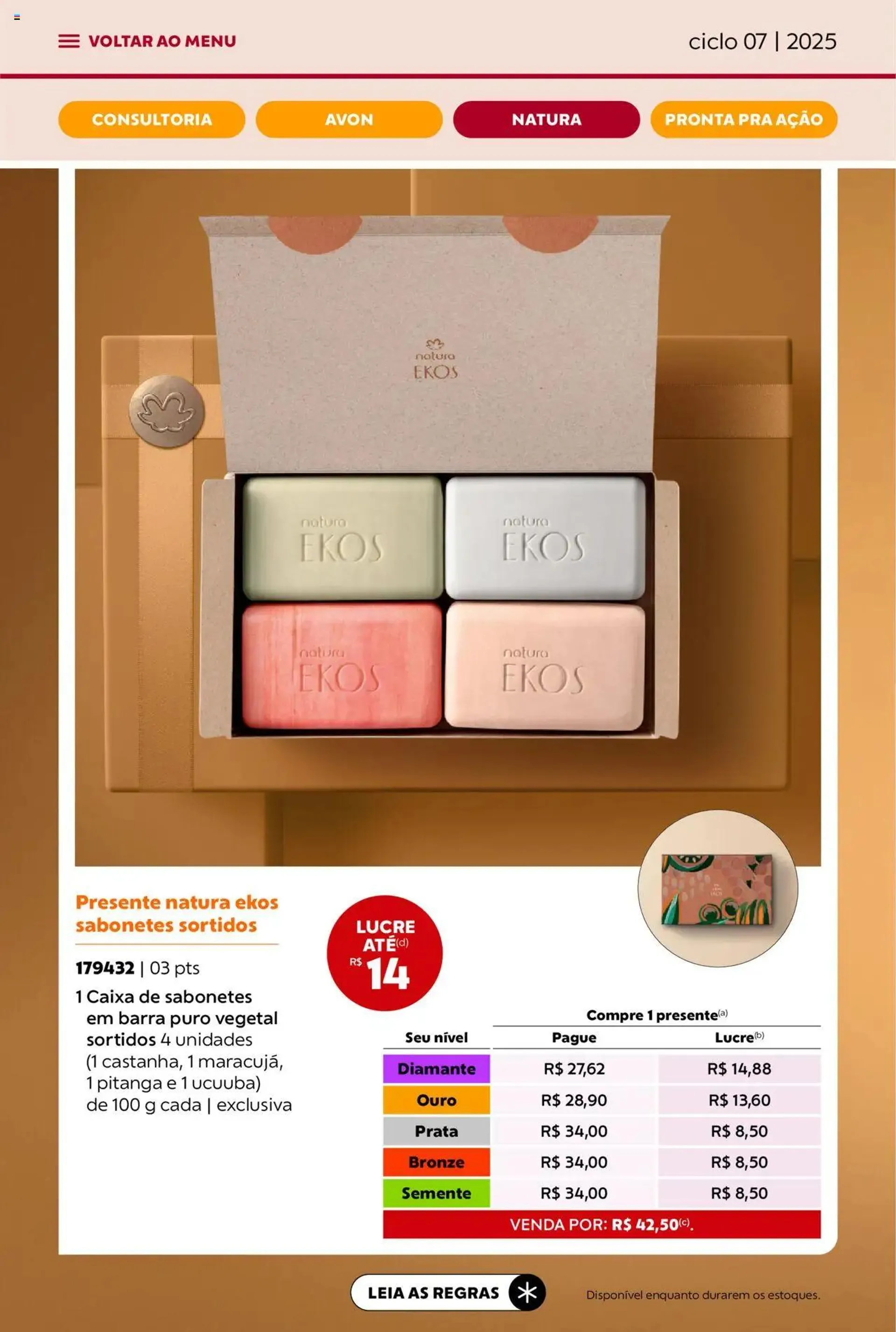 Encarte de Avon - Campanha 07: Minha Consultoria 3 de abril até 1 de maio 2025 - Pagina 73