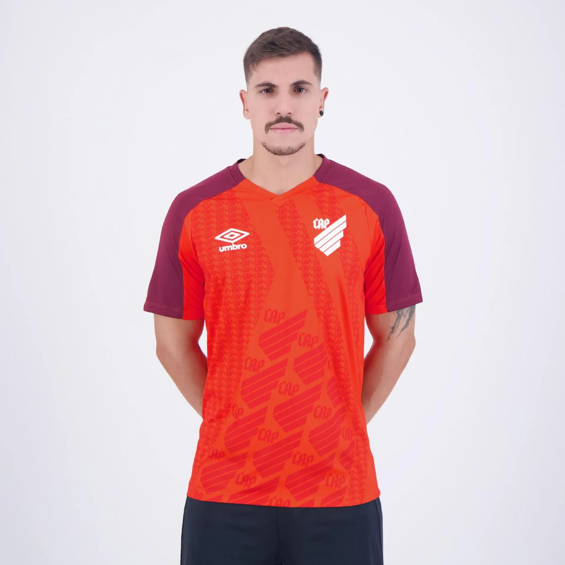 Camisa Umbro Athletico Paranaense Treino 2022 Vermelha