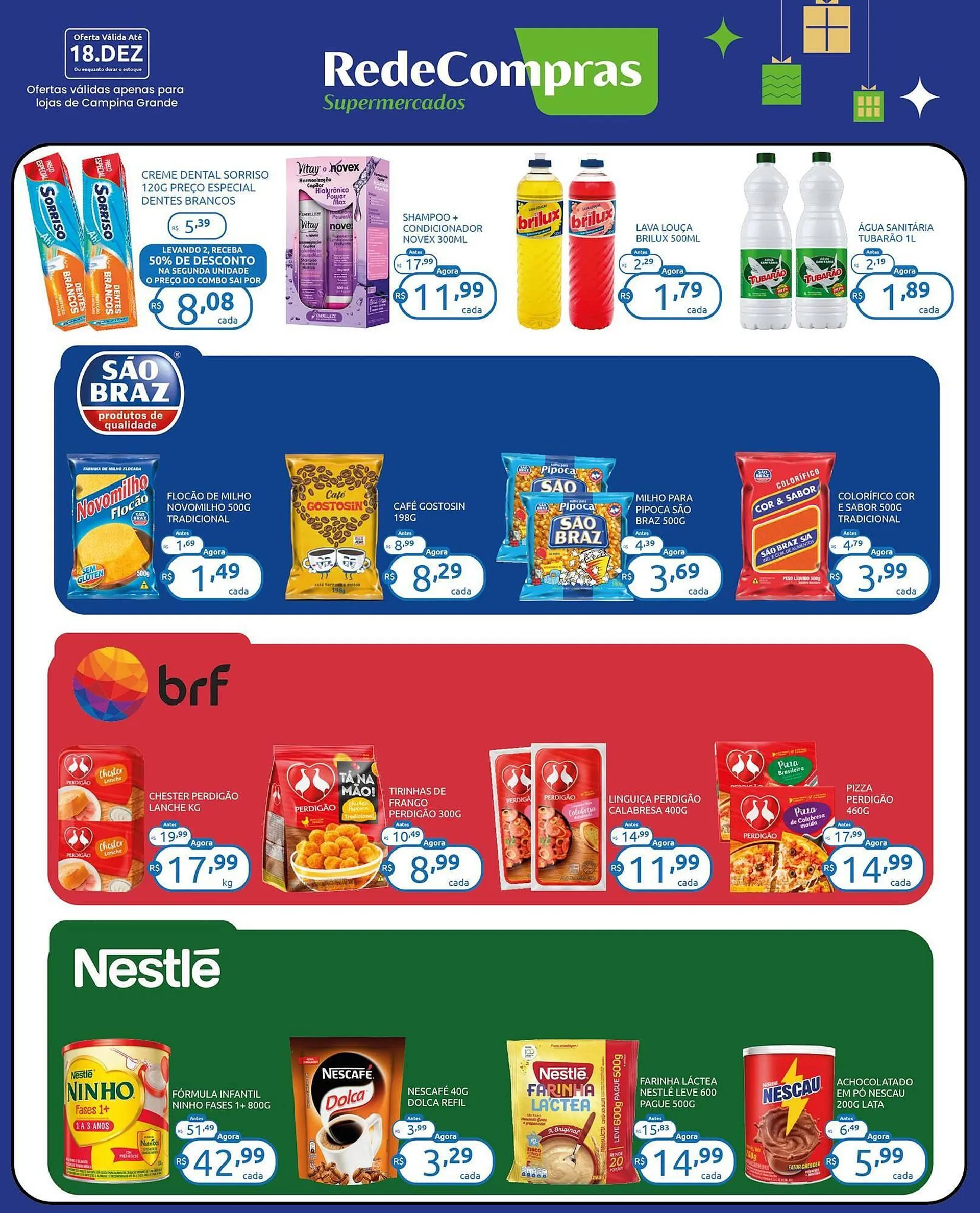 Encarte de Catálogo Rede Compras 6 de dezembro até 18 de dezembro 2024 - Pagina 2