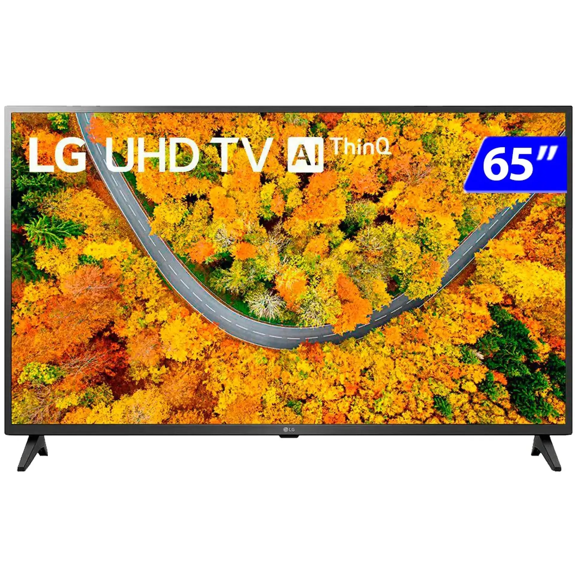 Smart TV LG LED 65" 4K UHD Wi-Fi WebOS 6.0 Comando de Voz 65UP7550PSF