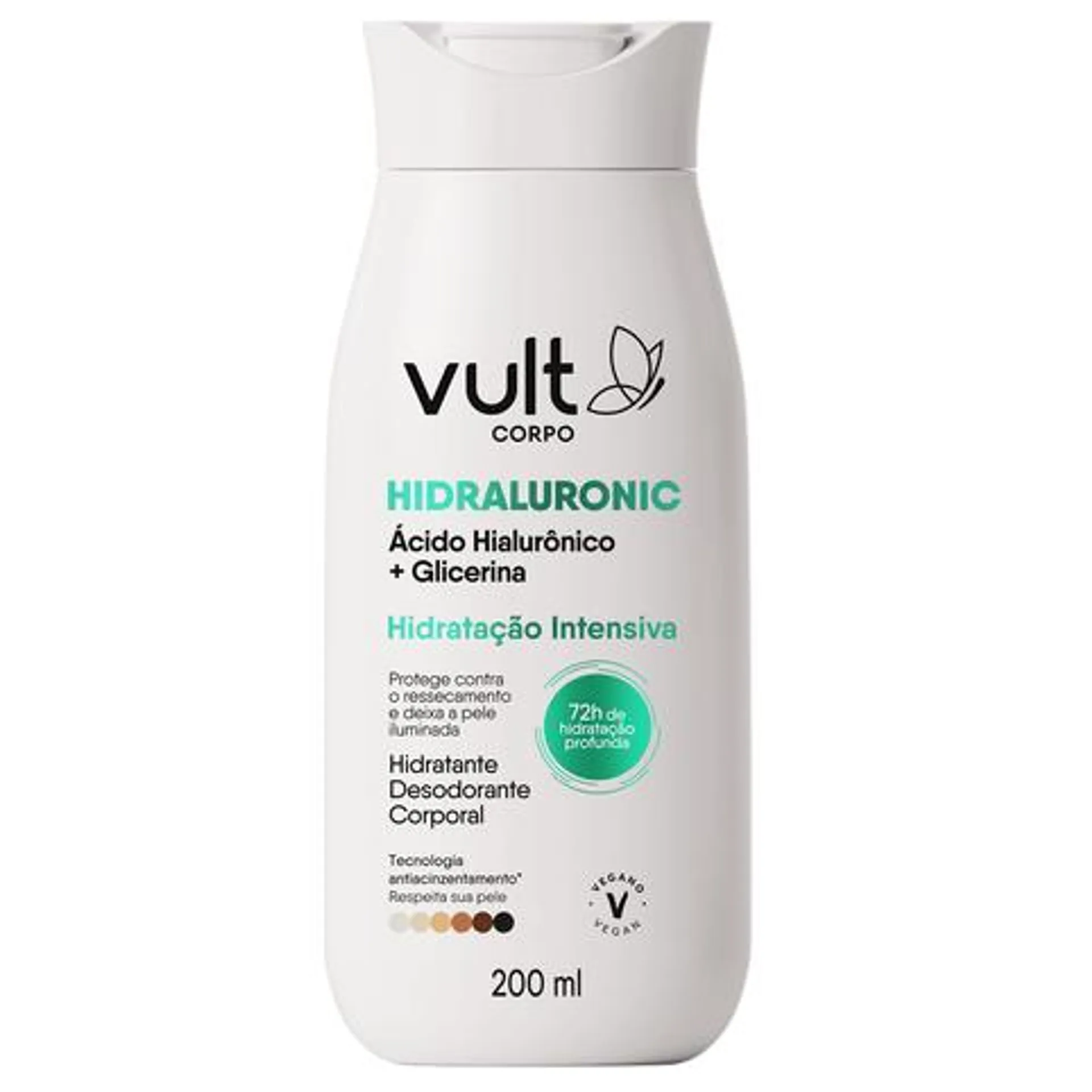 Loção Hidratante Corporal Glicerina Vult 200ml