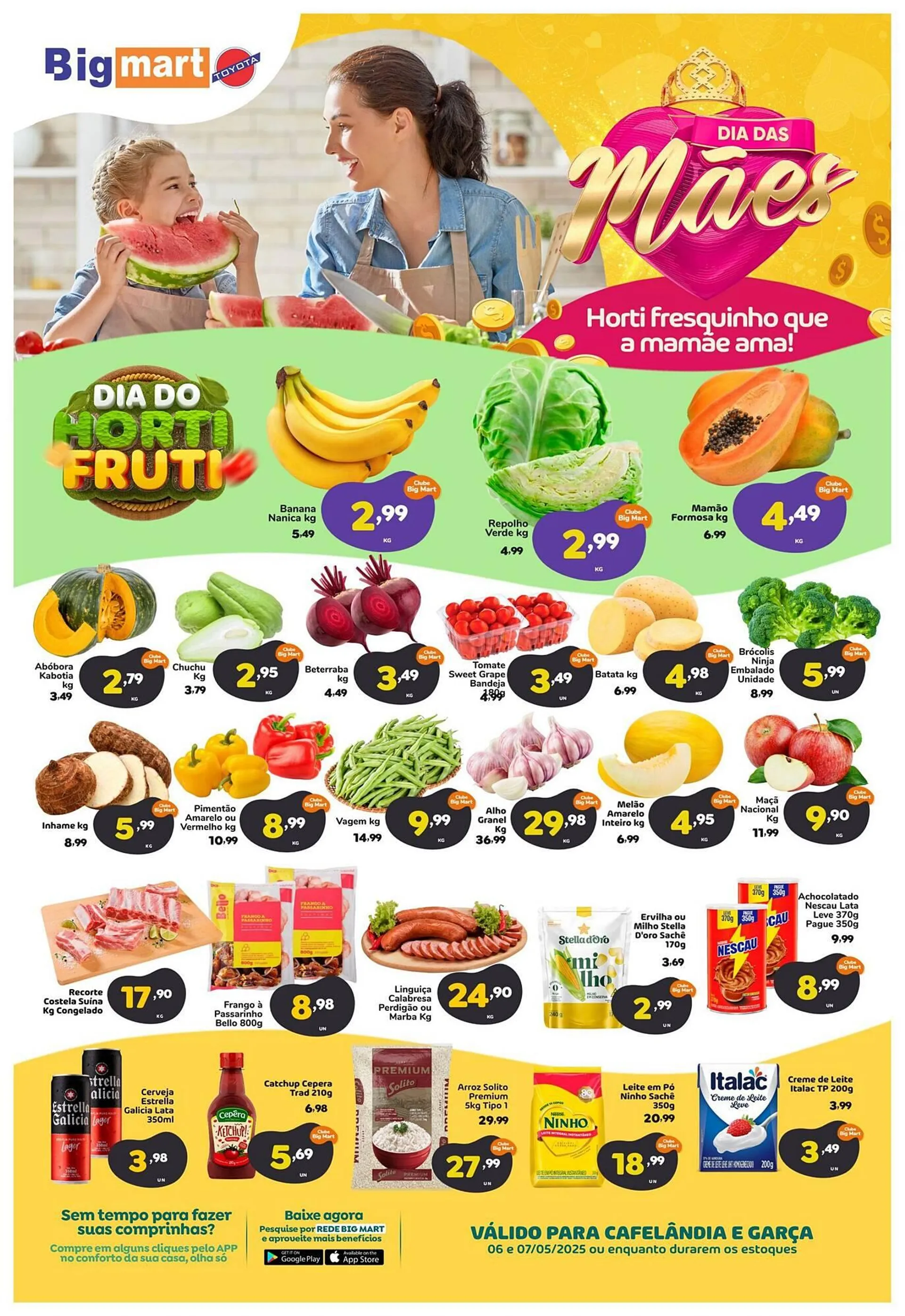 Encarte de Catálogo Bigmart 6 de maio até 7 de maio 2025 - Pagina 1