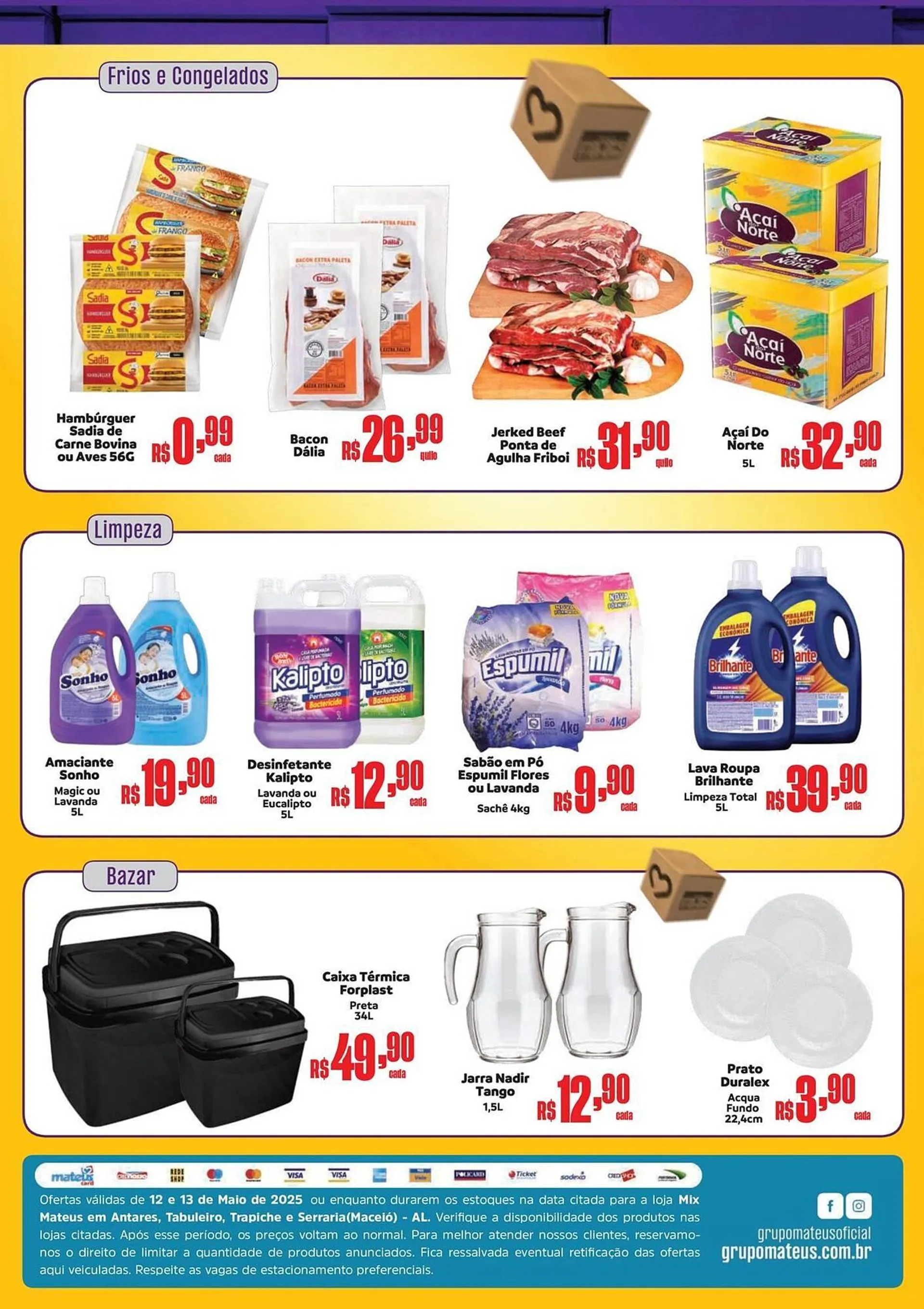Encarte de Catálogo Supermercados Mateus 12 de maio até 13 de maio 2025 - Pagina 2