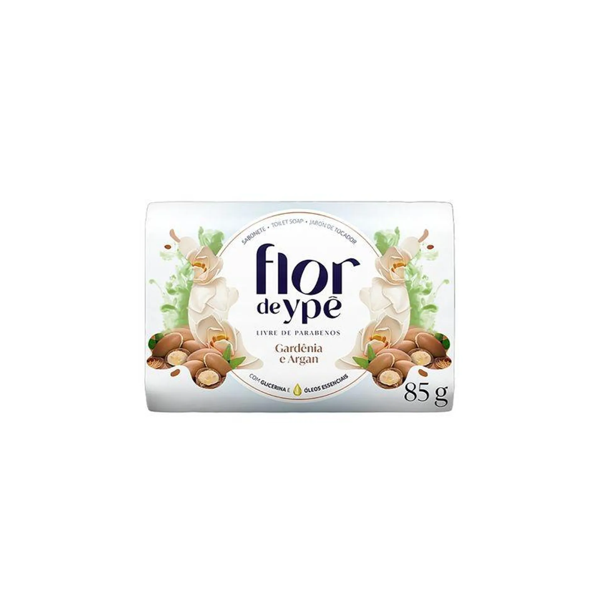 Sabonete Flor Ypê Gardenia Argan 85g