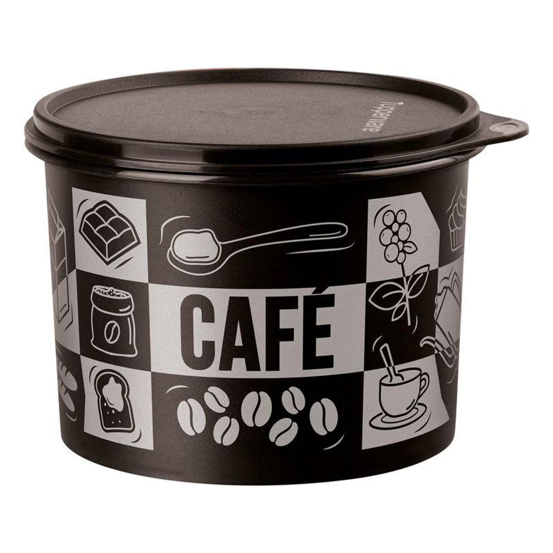 Tupper Caixa 700gr Pop Box Café