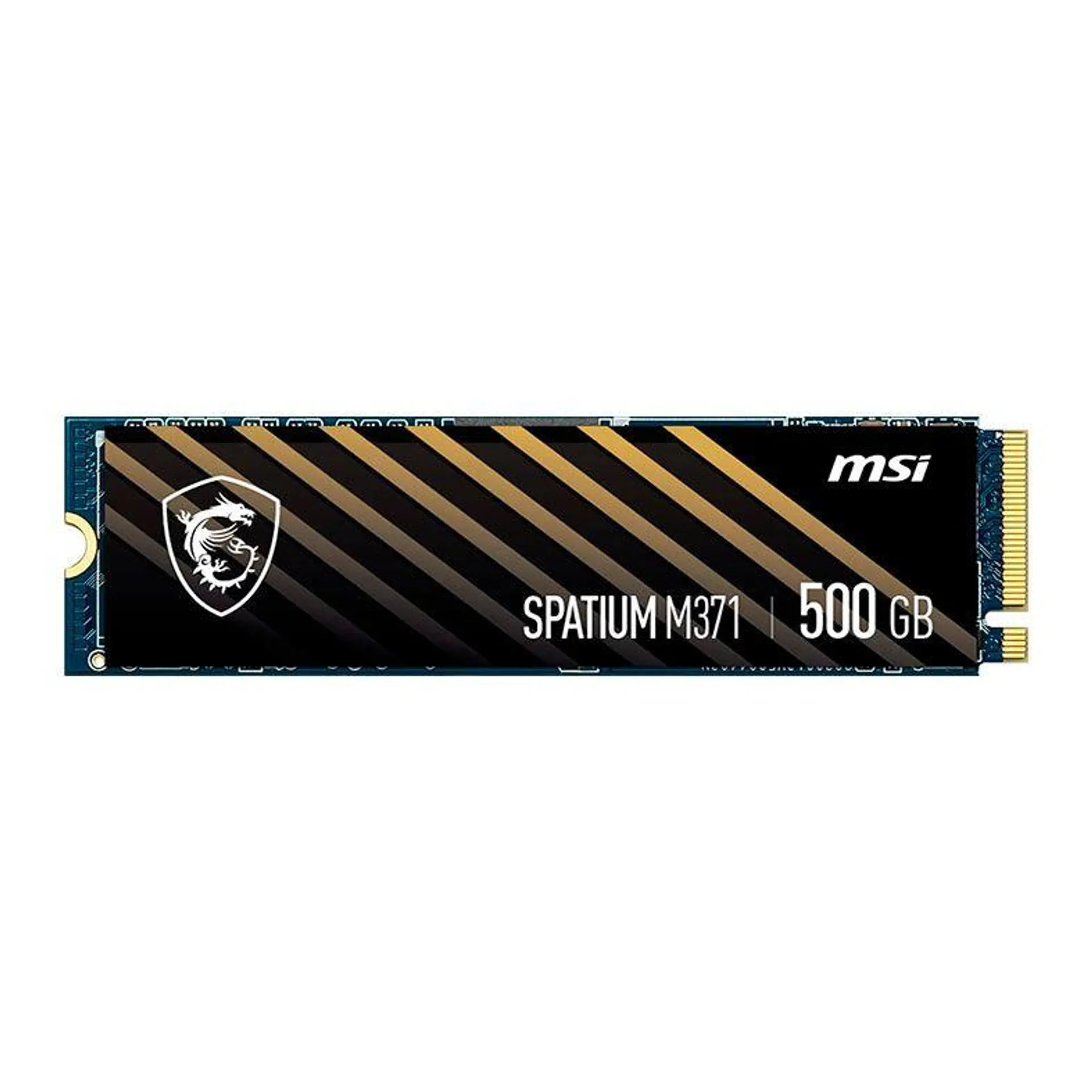 SSD MSI Spatium M371, 500GB, M.2 2280, PCIe NVMe, Leitura 2200MB/s, Gravacao 1150MB/s, S78-440K160-P83