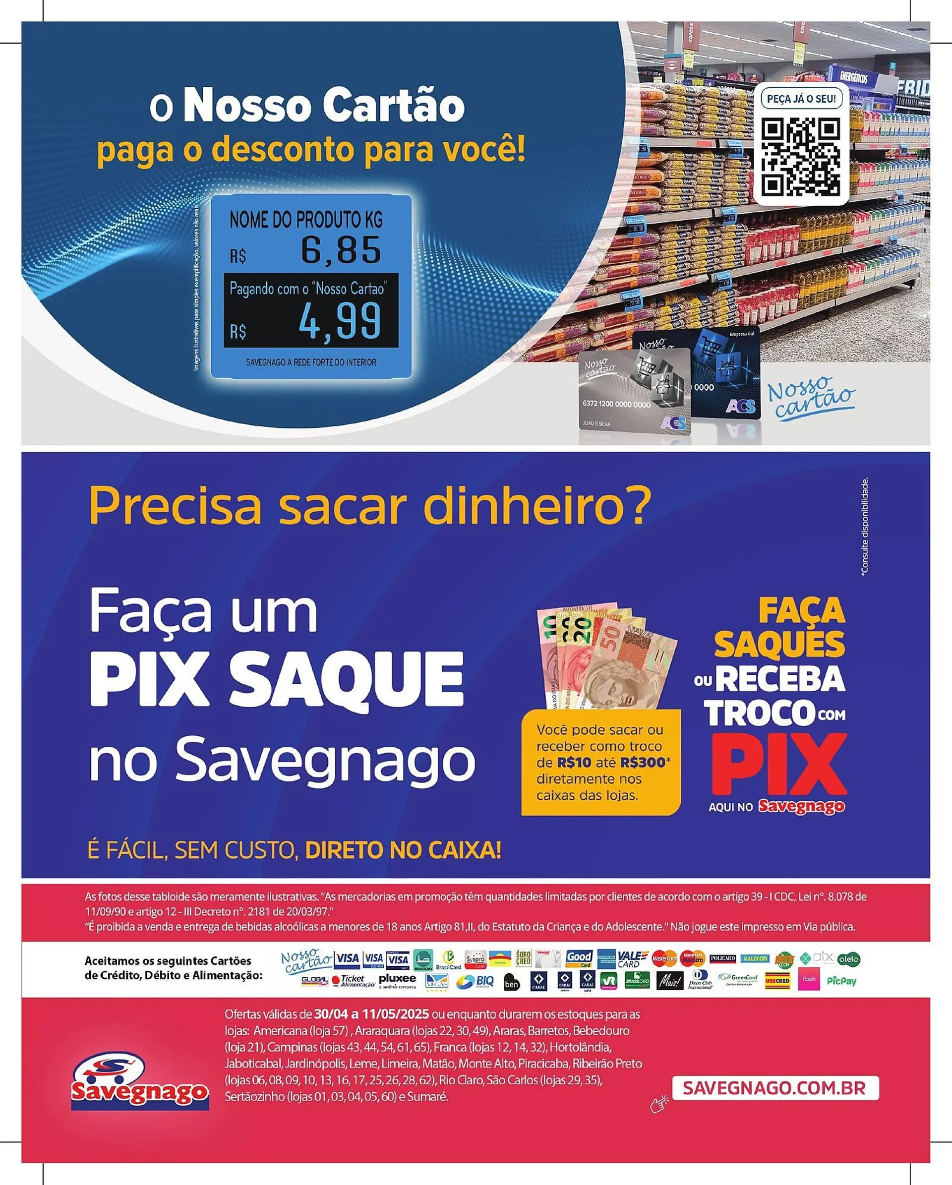 Encarte de Catálogo Supermercados Savegnago 1 de maio até 11 de maio 2025 - Pagina 16