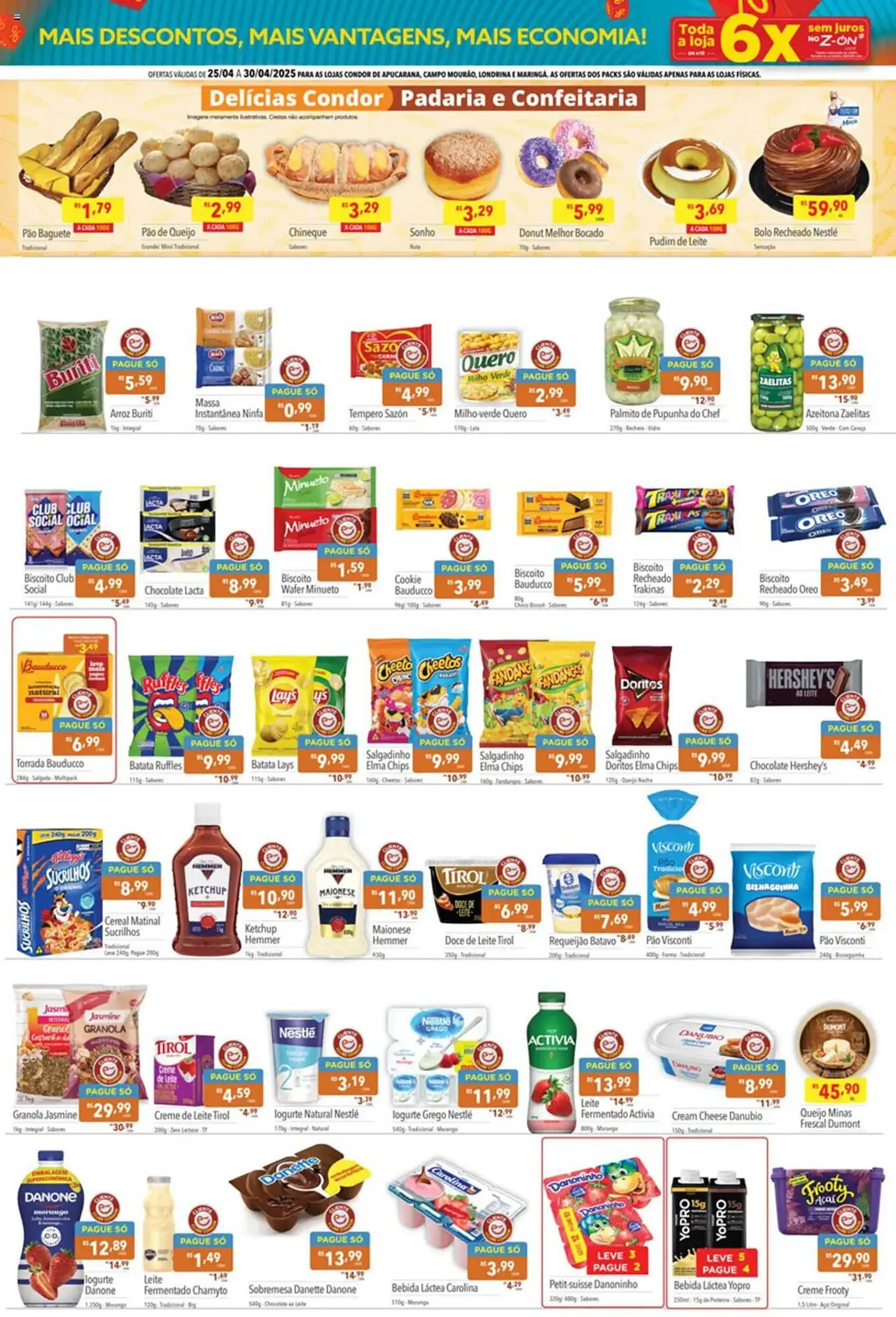 Encarte de Catálogo Supermercados Condor 25 de abril até 30 de abril 2025 - Pagina 2