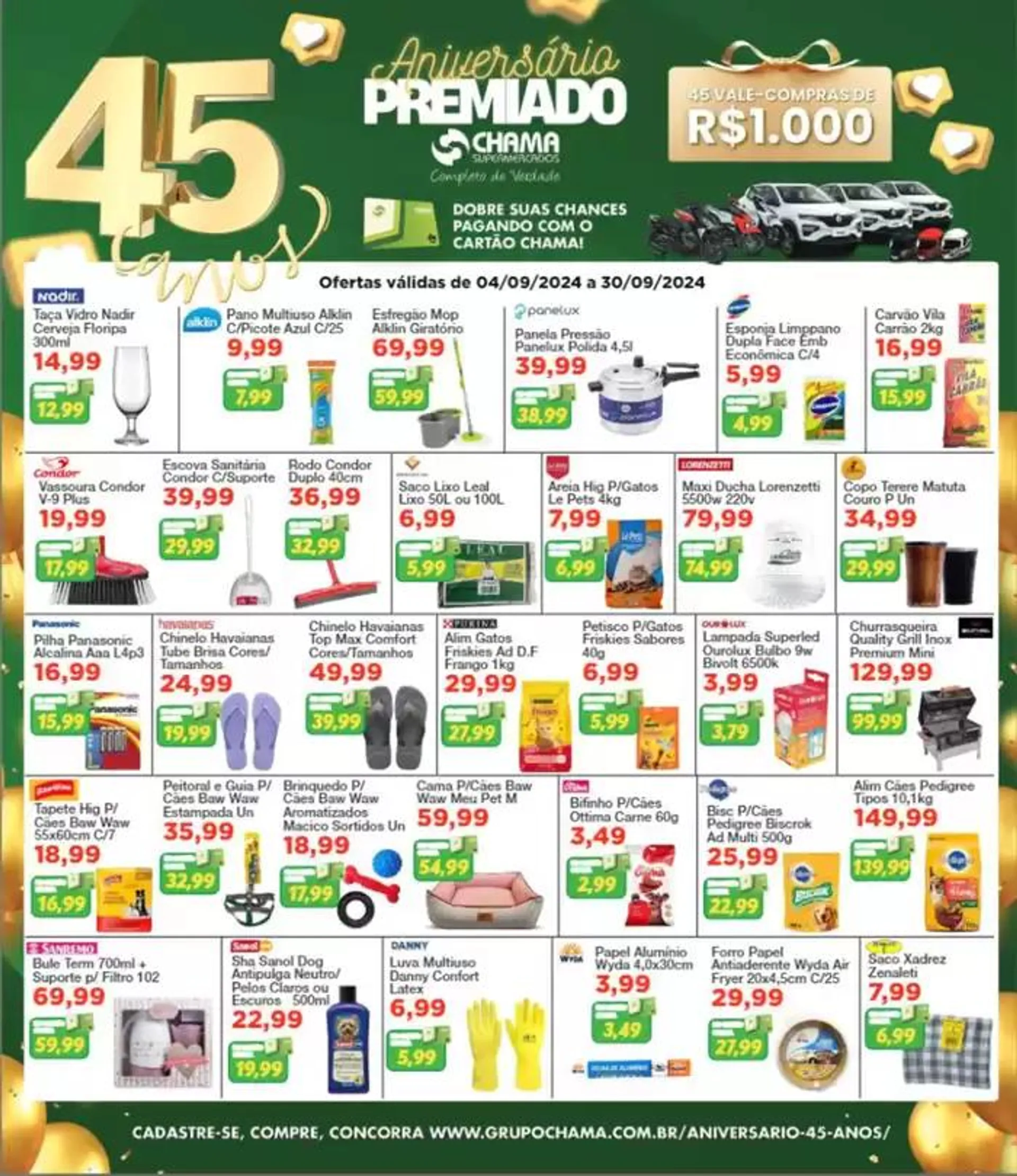 Encarte de Revista de Ofertas de Aniversário 45 Anos 17 de setembro até 30 de setembro 2024 - Pagina 19