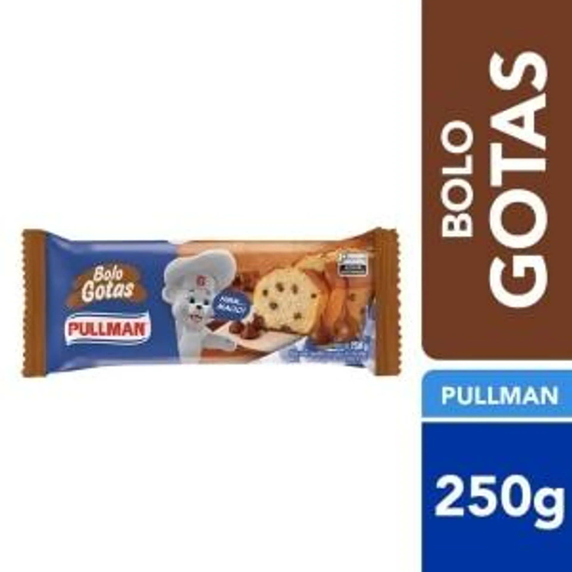 Bolo Pullman Gotas de Chocolate 250g