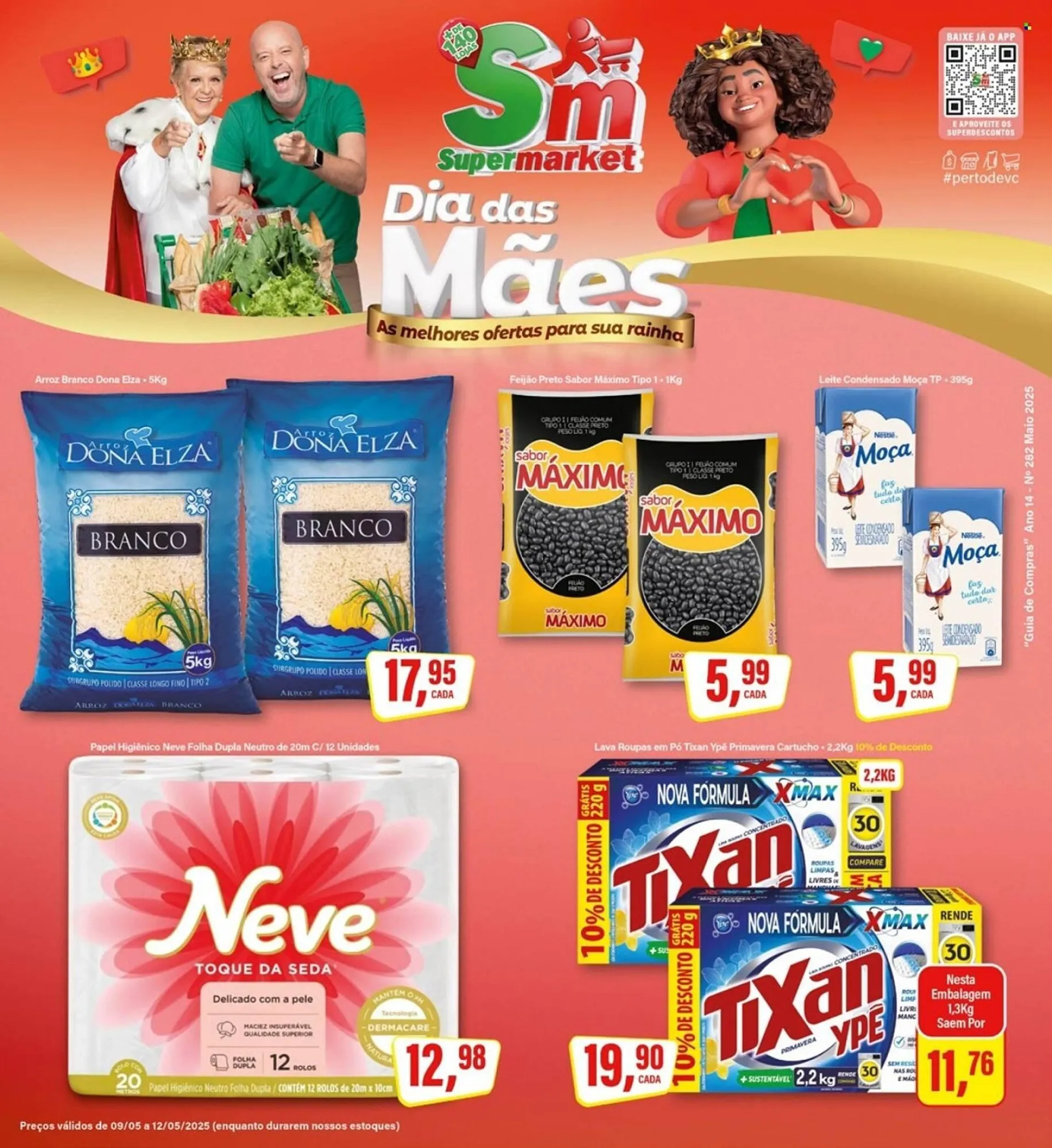 Encarte de Catálogo Rede Supermarket 9 de maio até 12 de maio 2025 - Pagina 1