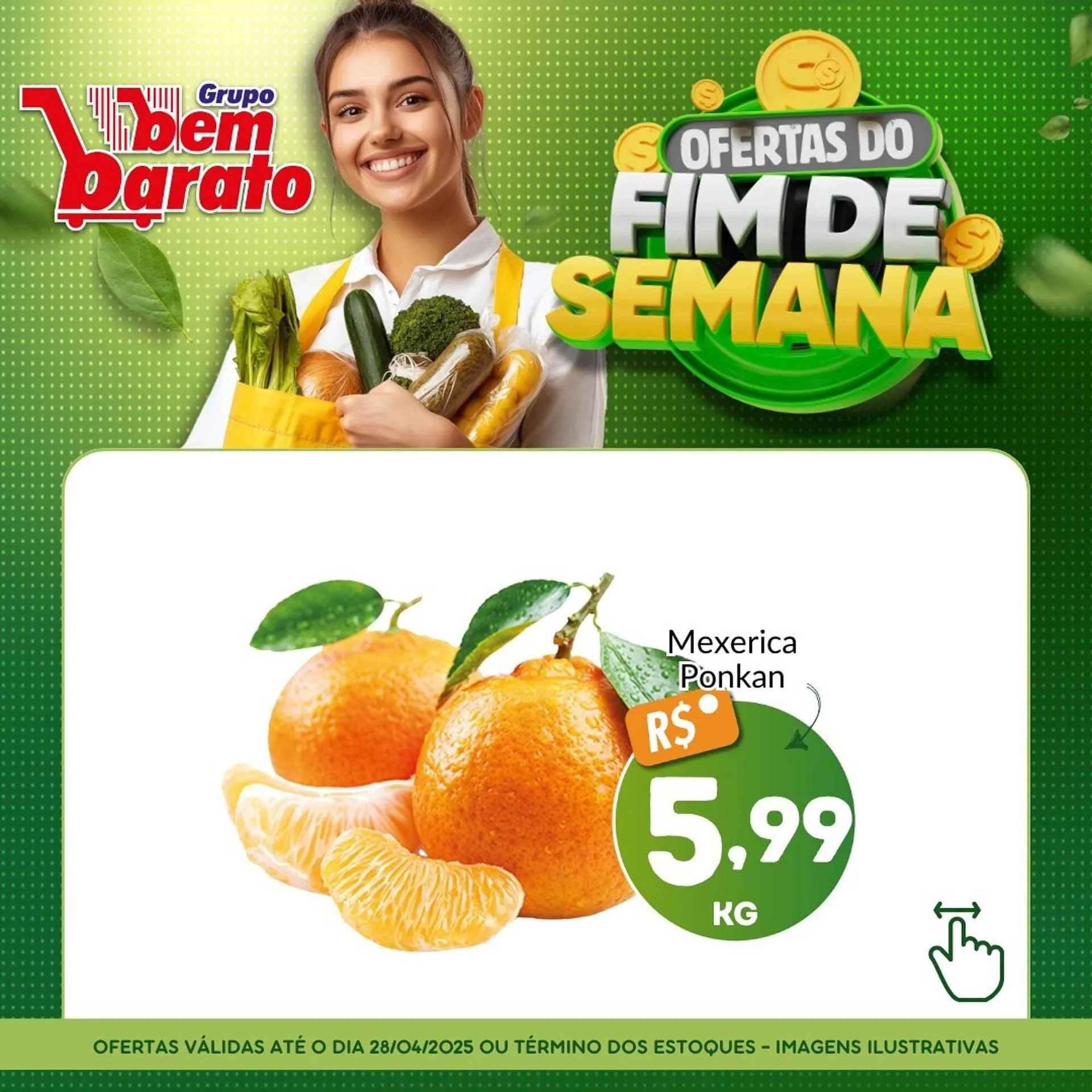 Encarte de Catálogo Supermercado Bem Barato 26 de abril até 28 de abril 2025 - Pagina 1