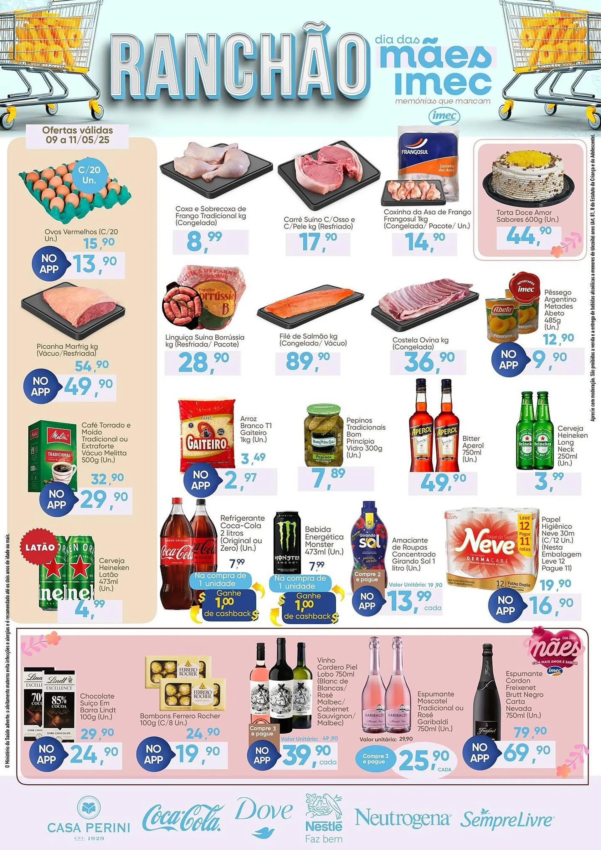 Encarte de Catálogo Imec Supermercados 8 de maio até 11 de maio 2025 - Pagina 1
